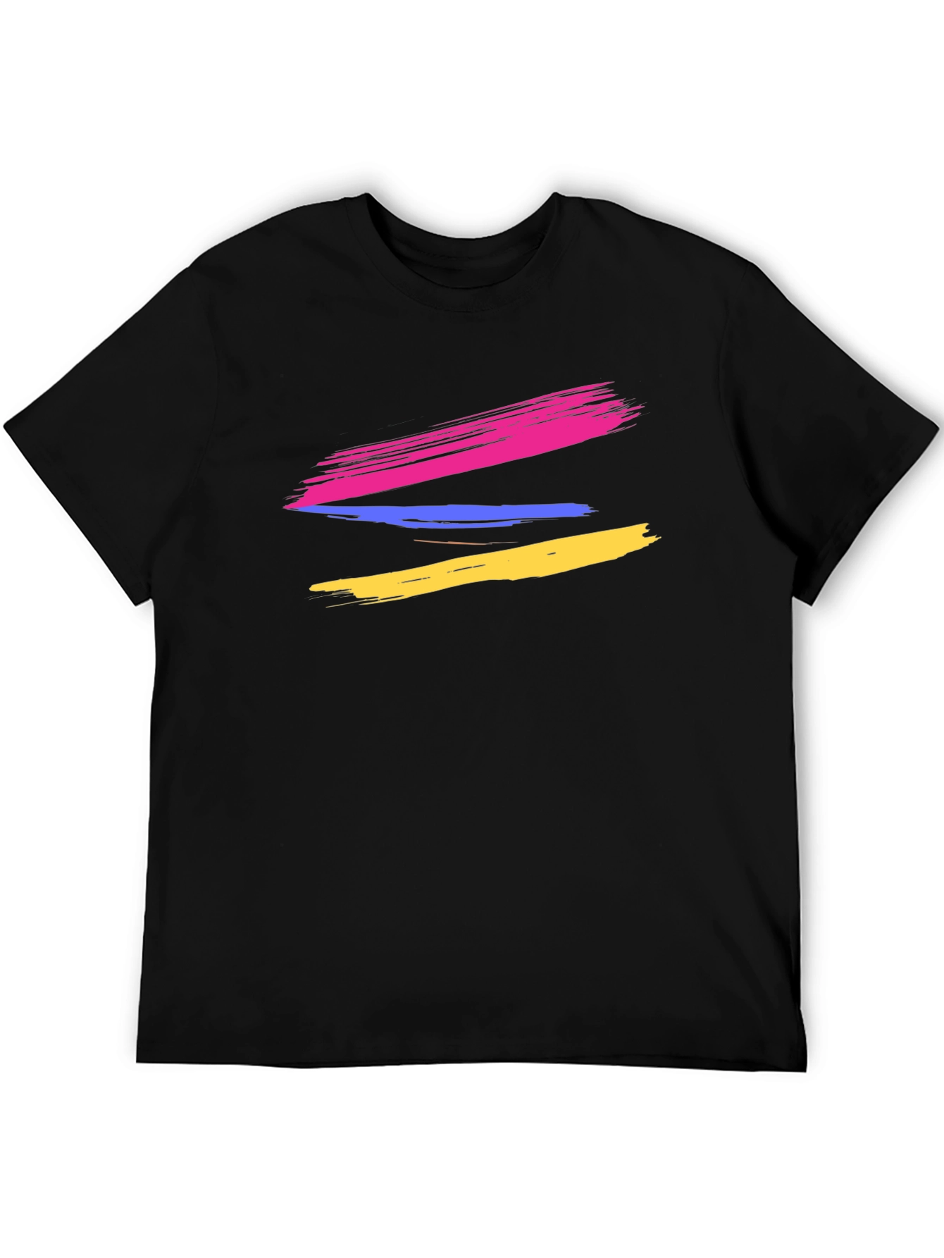 Abstract Brush Stroke Graphic Tee