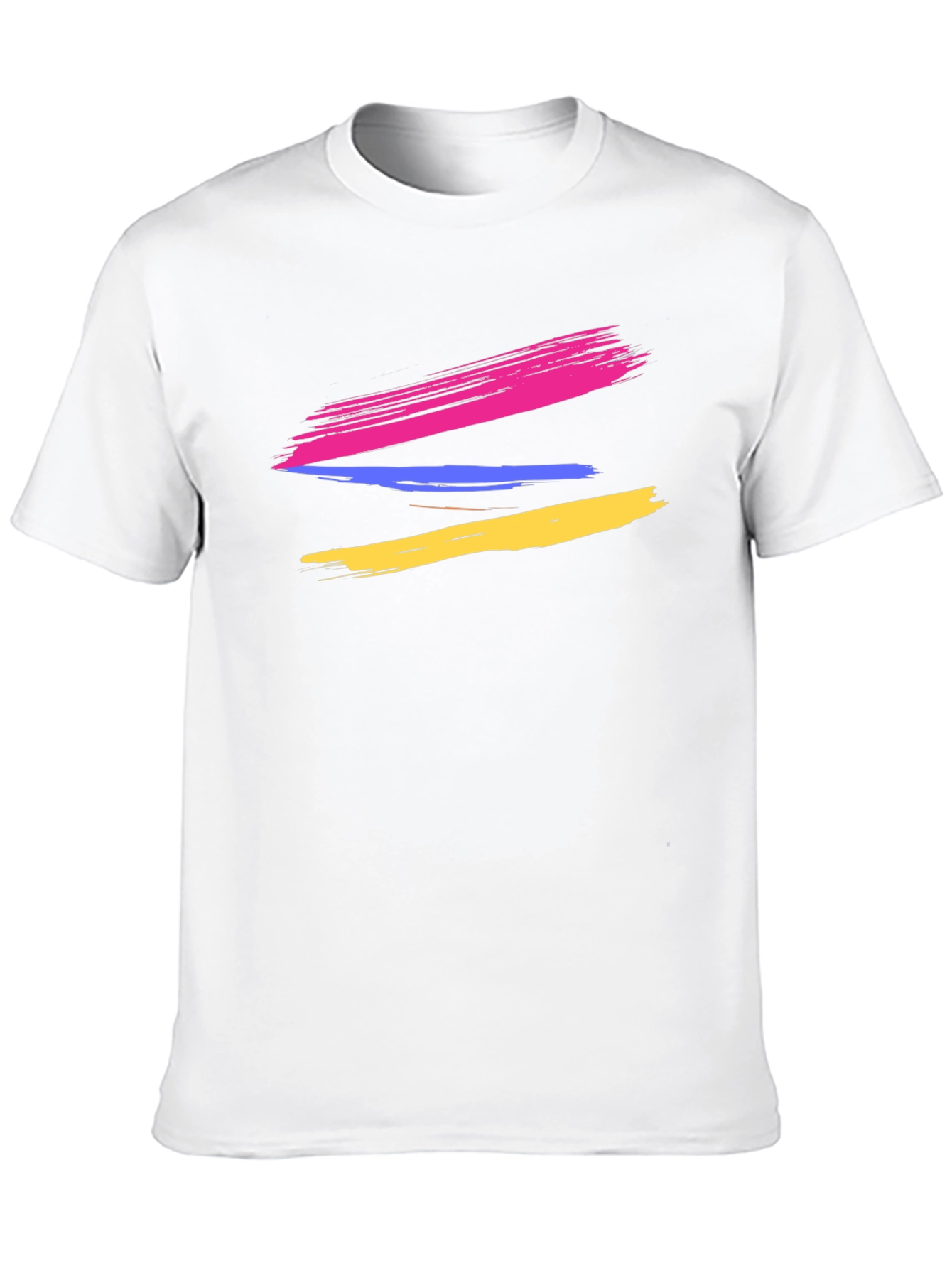Abstract Brush Stroke Graphic Tee