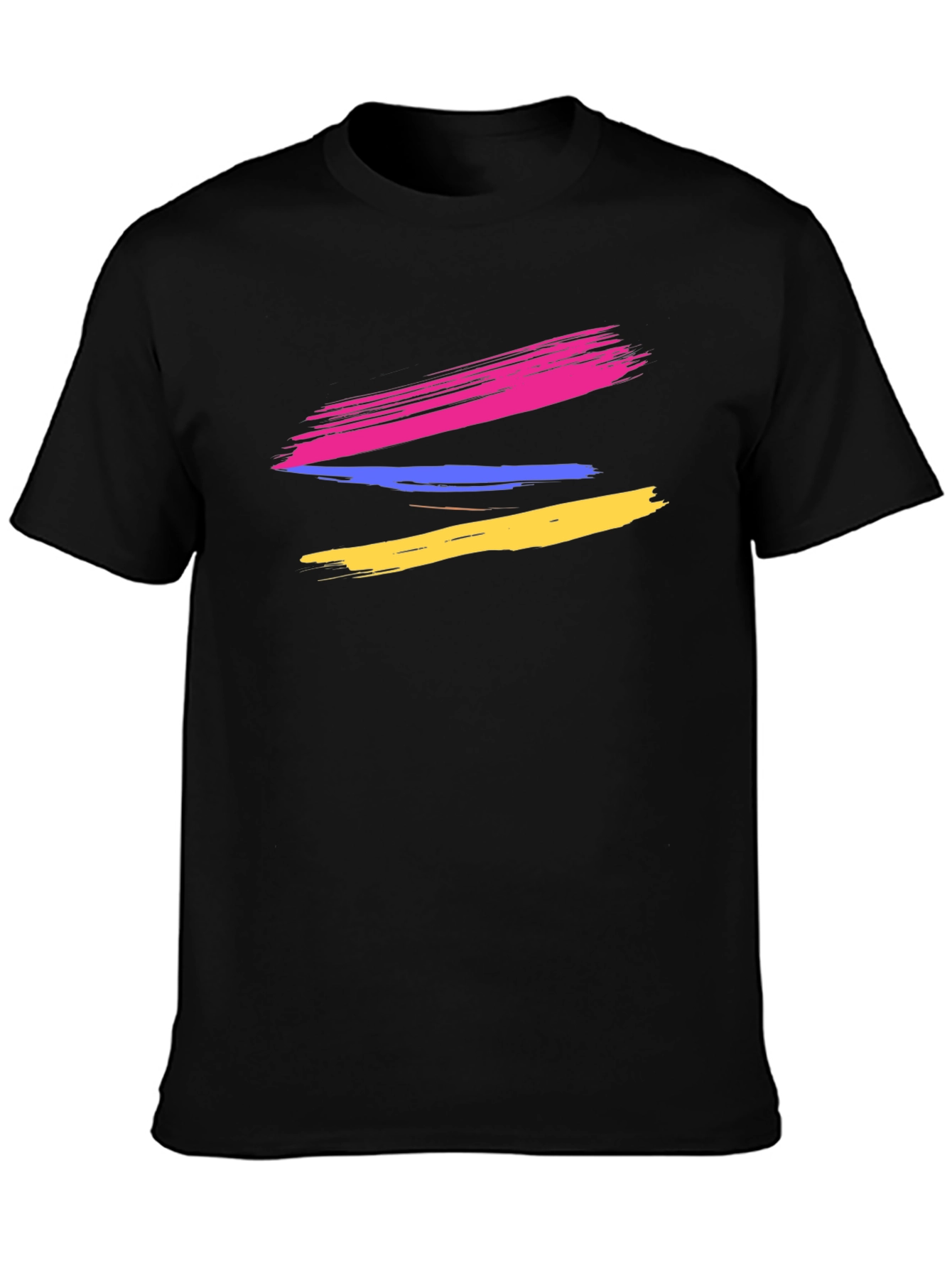 Abstract Brush Stroke Graphic Tee