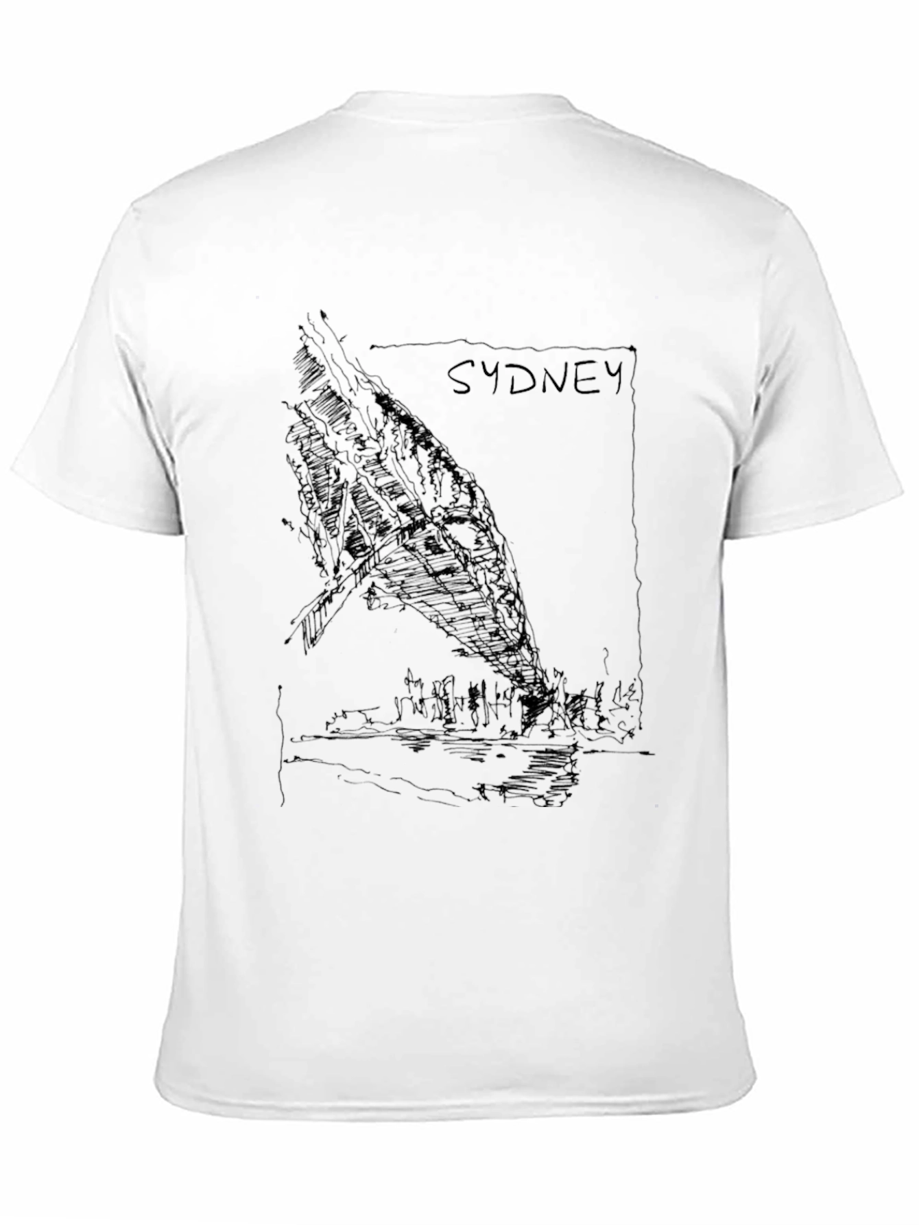 Sydney Graphic Tee - Black Unisex T-Shirt
