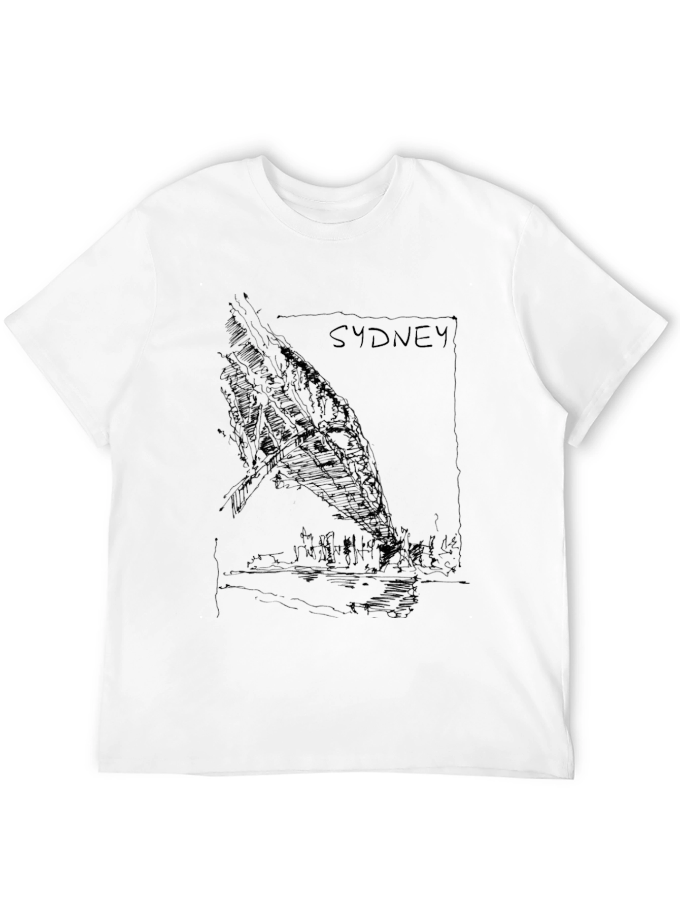 Sydney Graphic Tee - Black Unisex T-Shirt