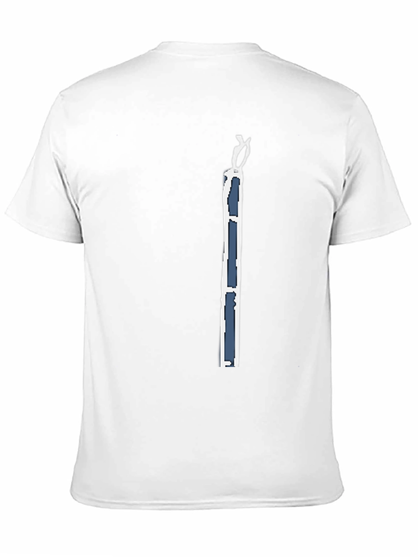 Mens Black T-Shirt with Modern Art Graphic