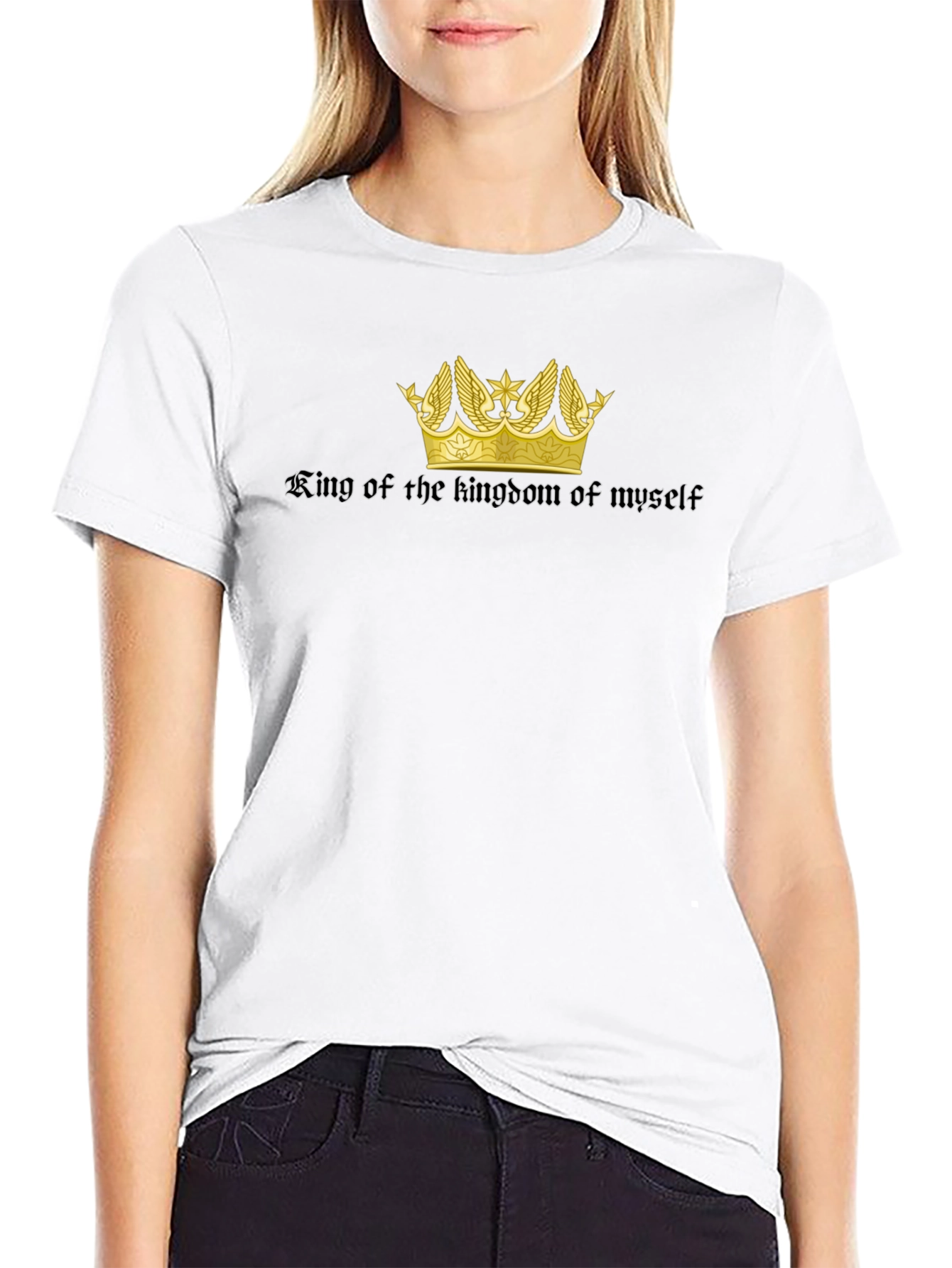 King of My Own Kingdom Black T-Shirt