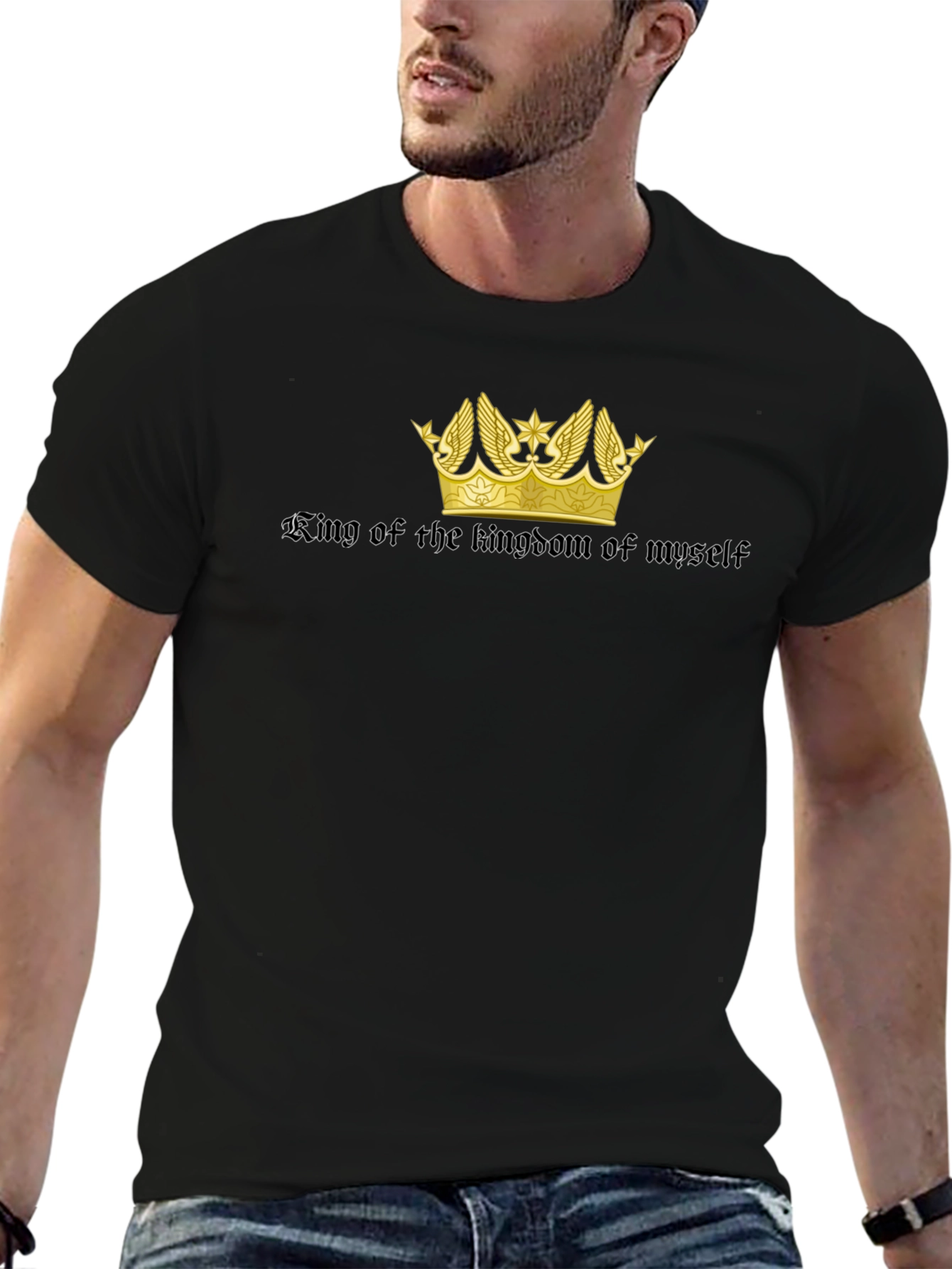 King of My Own Kingdom Black T-Shirt