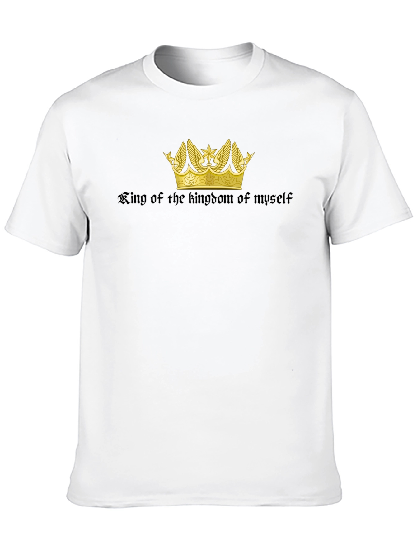 King of My Own Kingdom Black T-Shirt