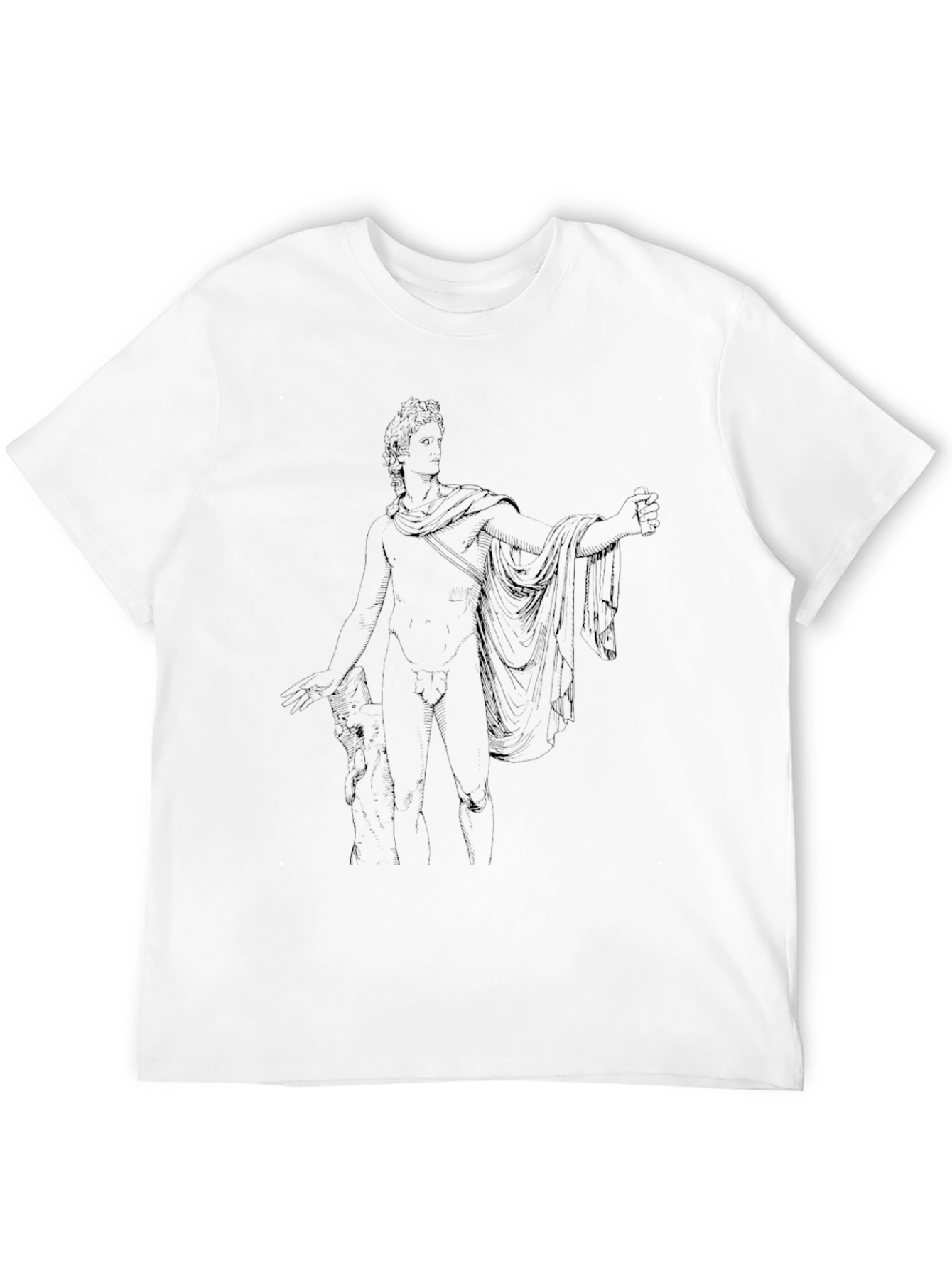 Apollo Statue Graphic T-Shirt