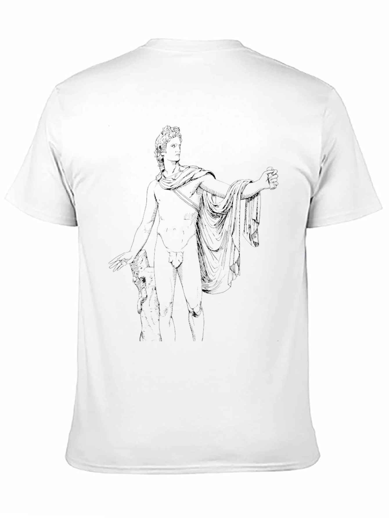 Apollo Statue Graphic T-Shirt