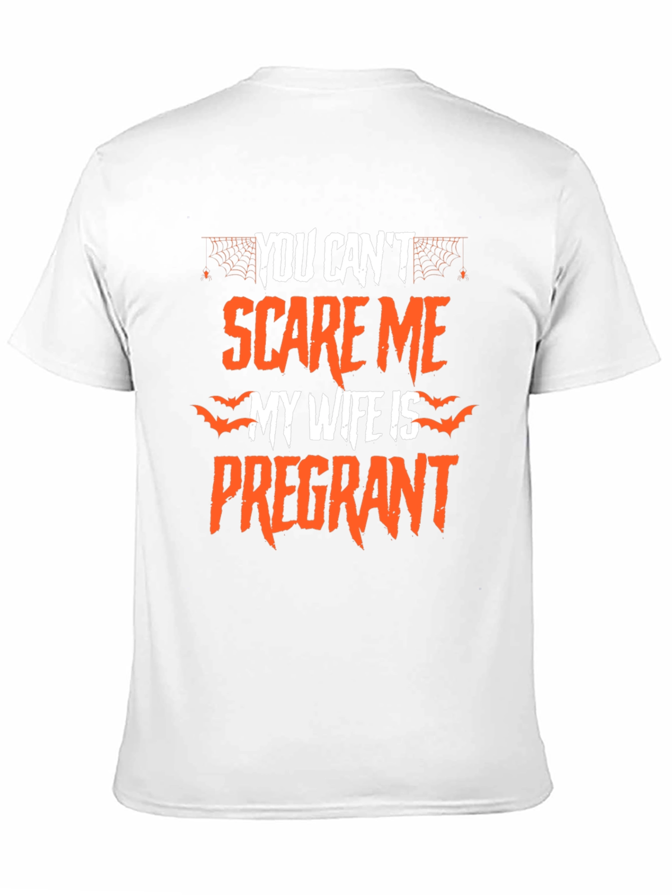 Funny Halloween Pregnancy T-Shirt: You Cant Scare Me