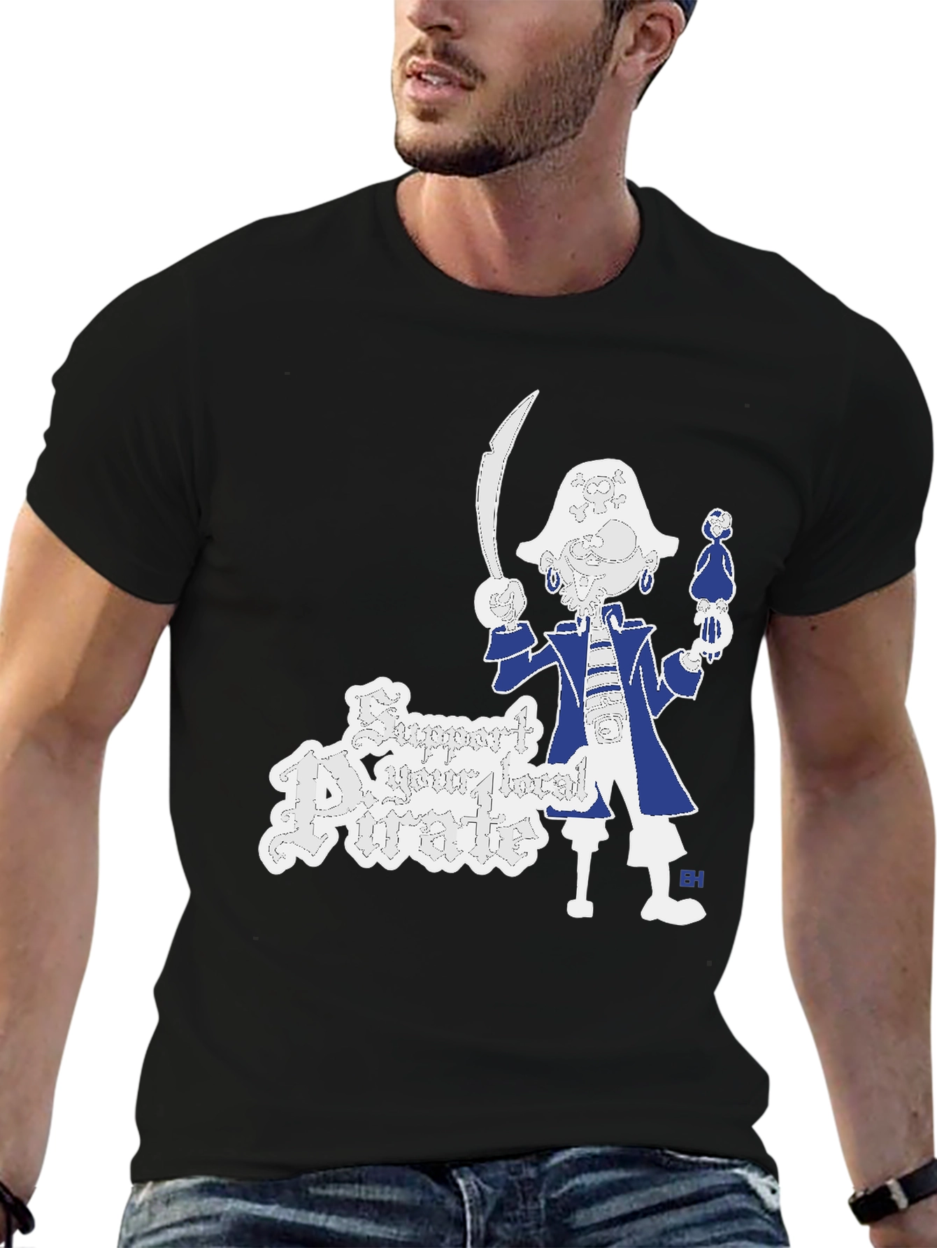 Support Your Local Pirate Graphic Tee