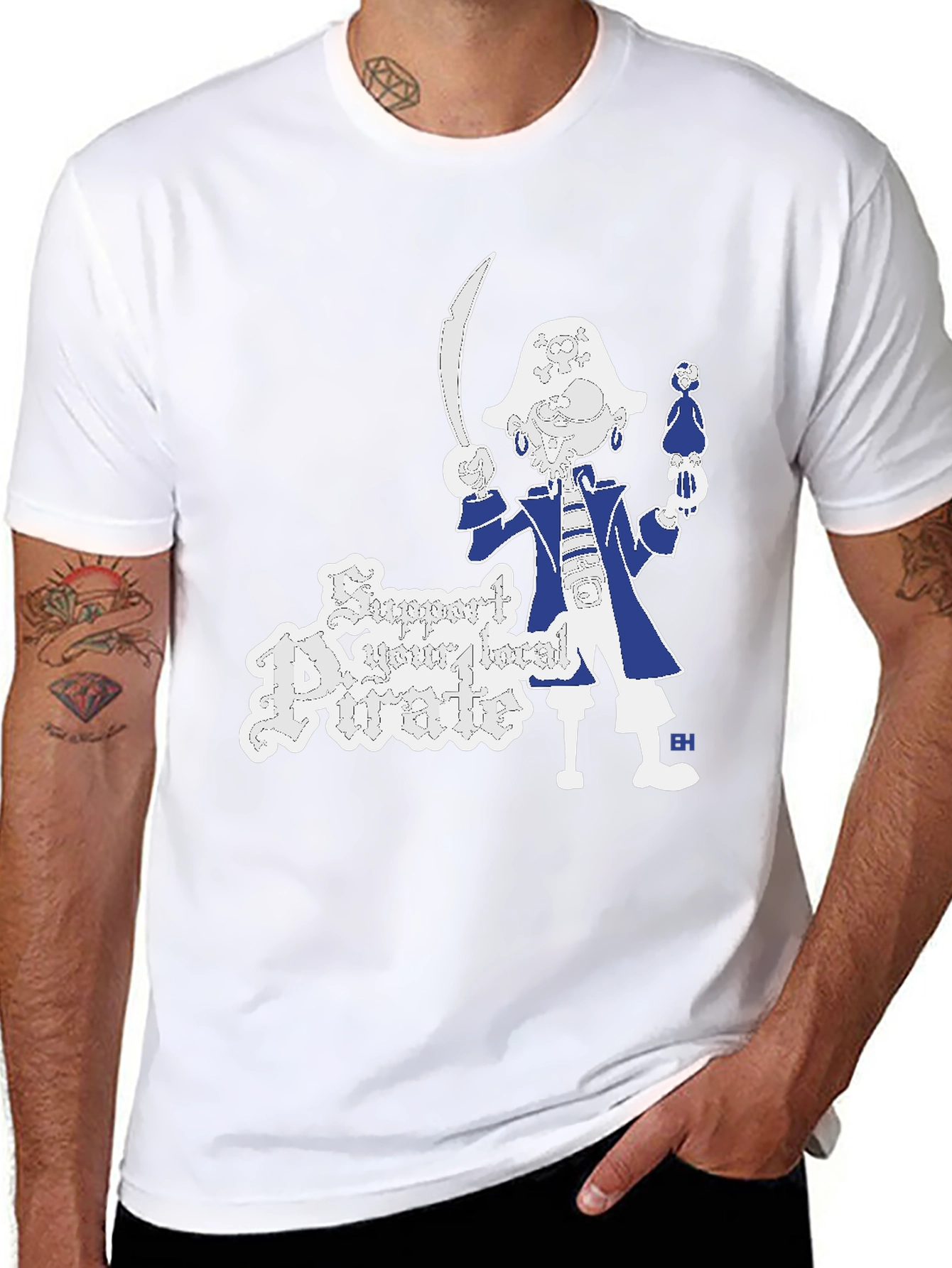 Support Your Local Pirate Graphic Tee