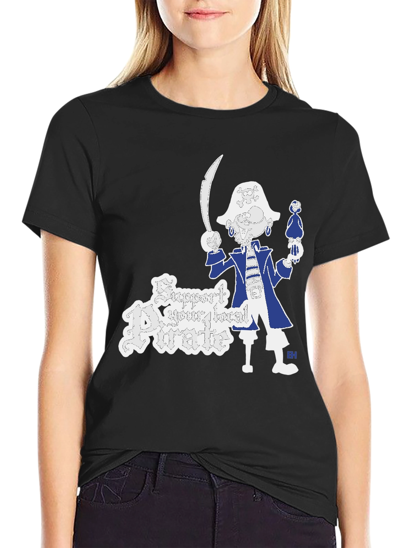 Support Your Local Pirate Graphic Tee