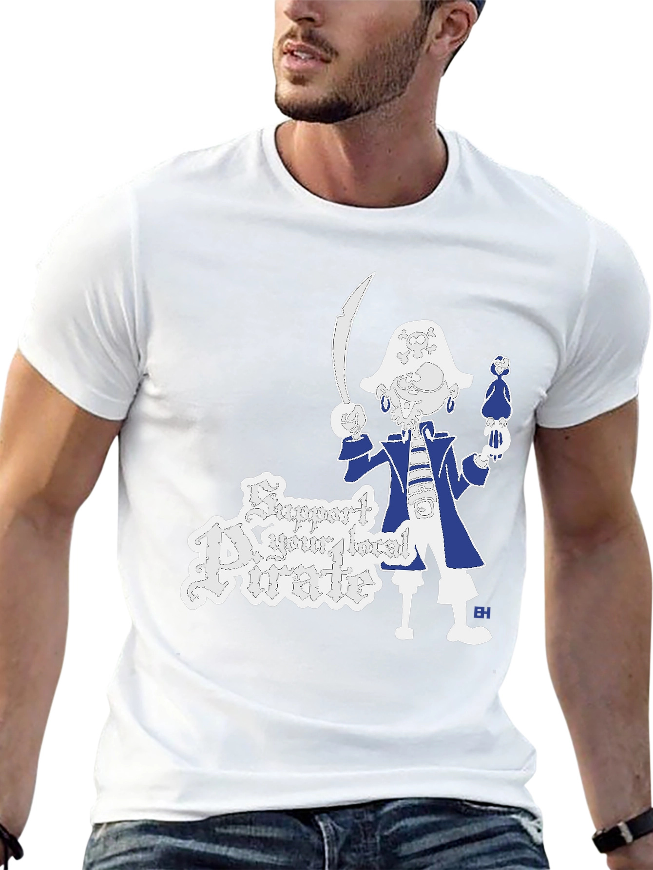 Support Your Local Pirate Graphic Tee