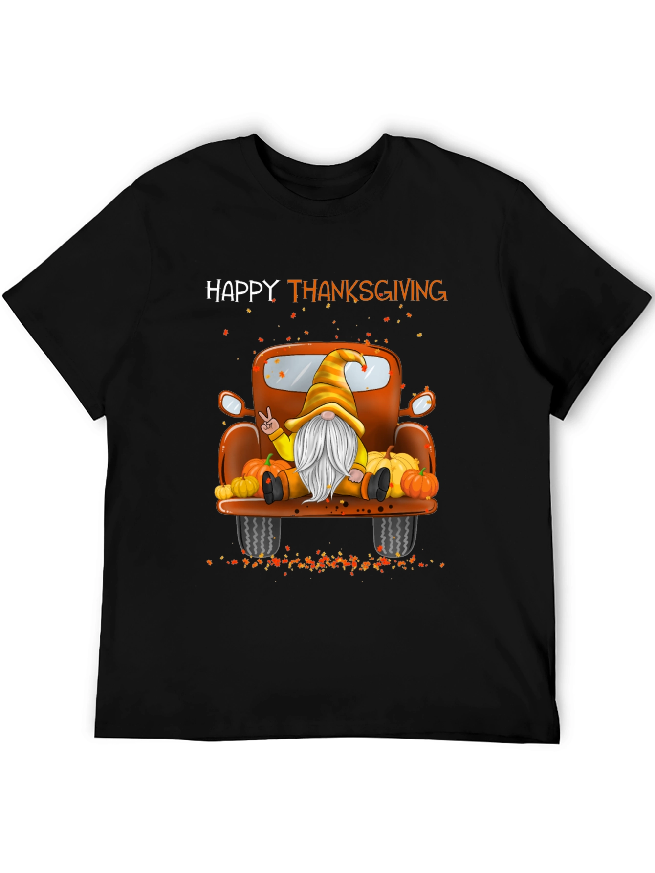 Thanksgiving Gnome Truck T-Shirt