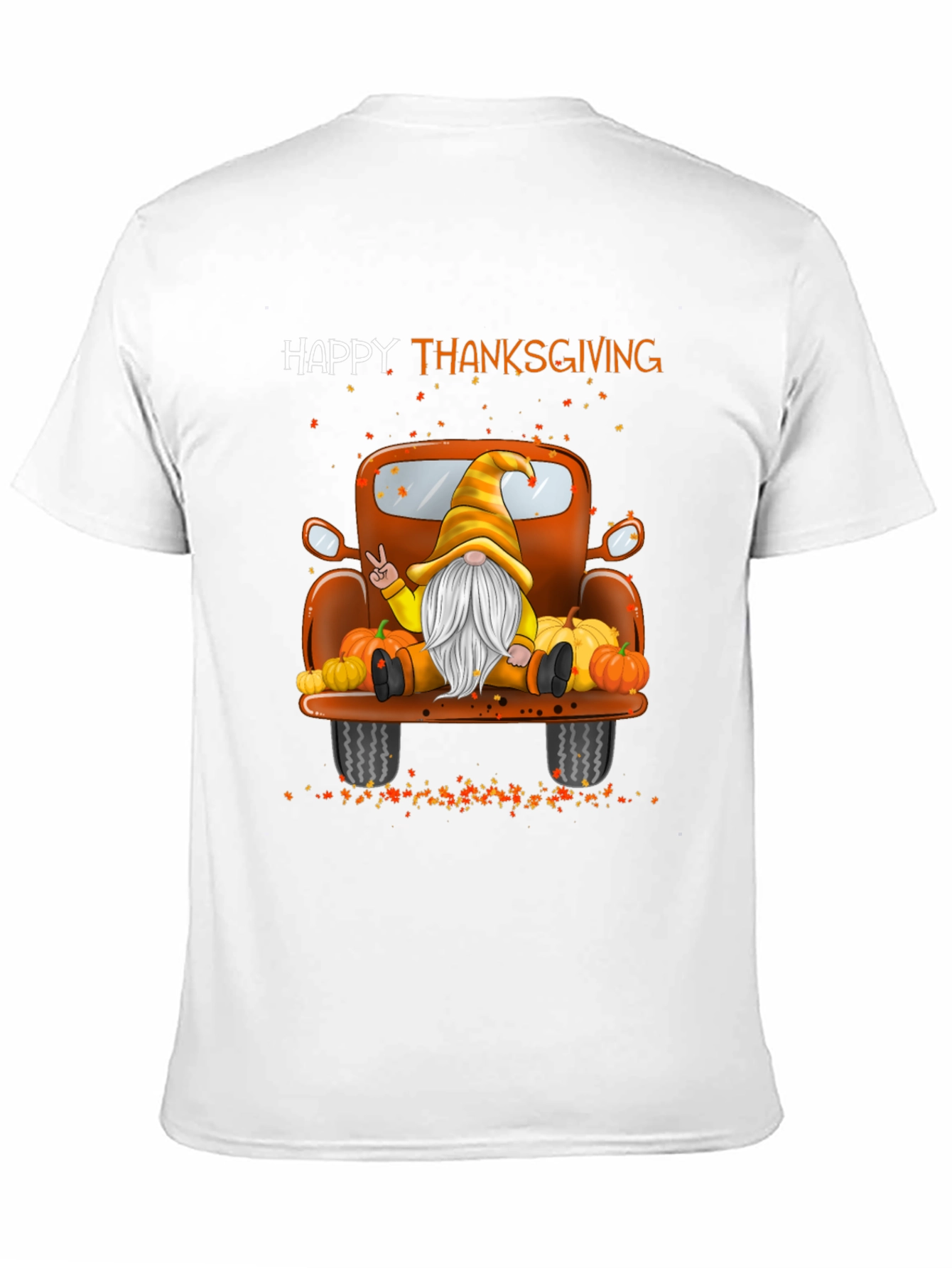 Thanksgiving Gnome Truck T-Shirt