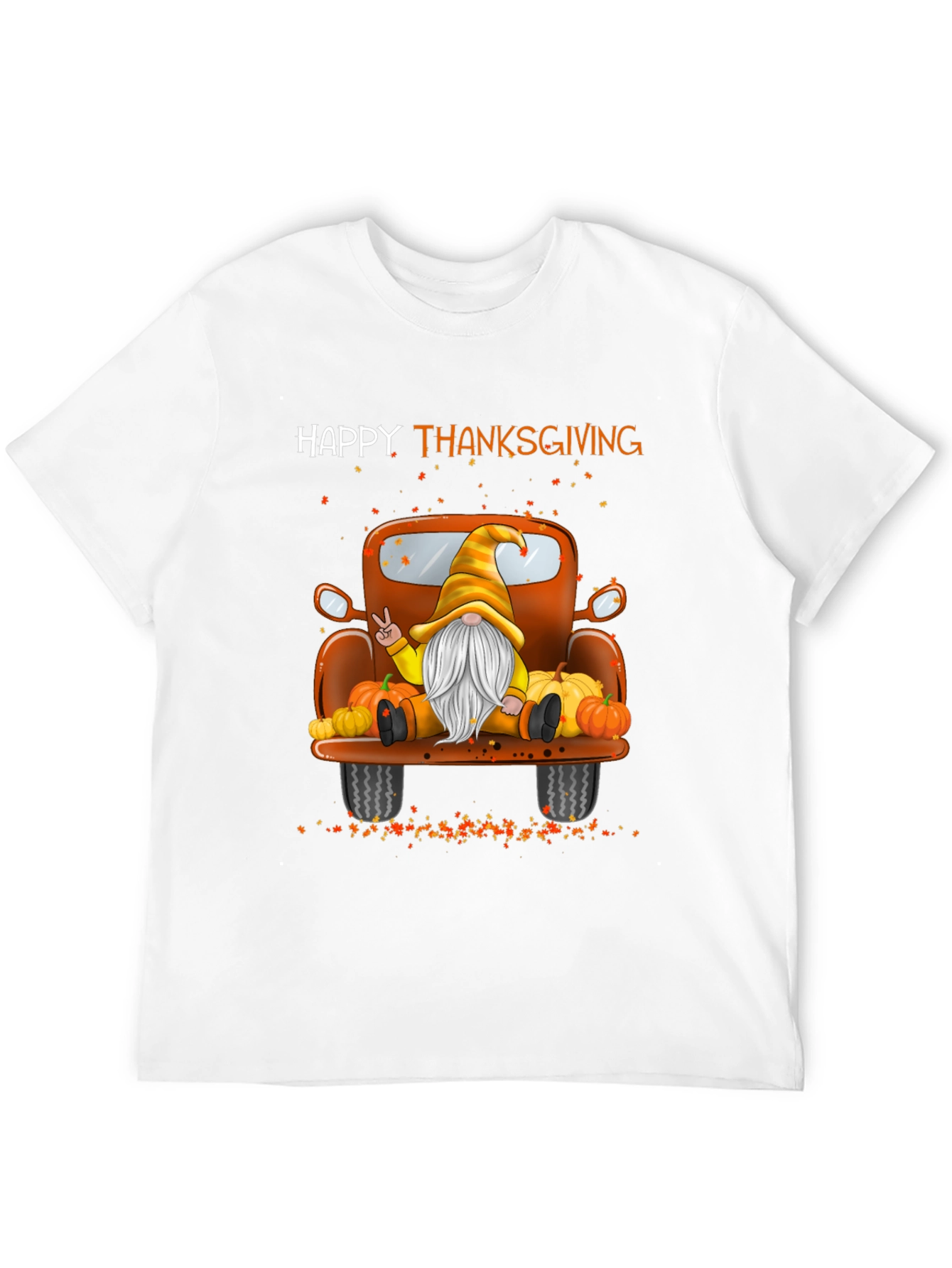 Thanksgiving Gnome Truck T-Shirt