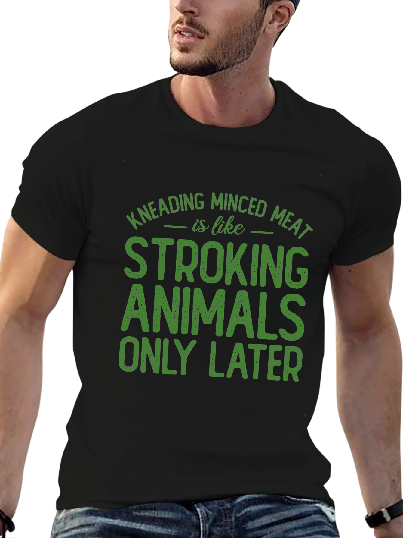 Kneading Minced Meat Graphic T-Shirt
