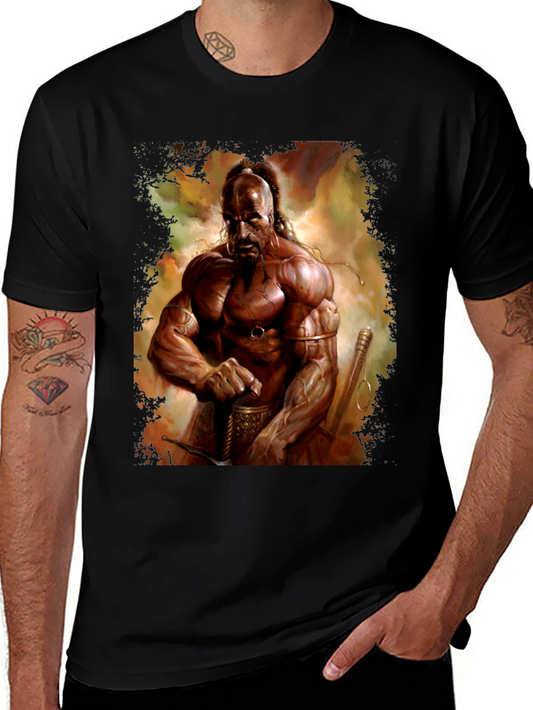 Warrior Graphic Print T-Shirt