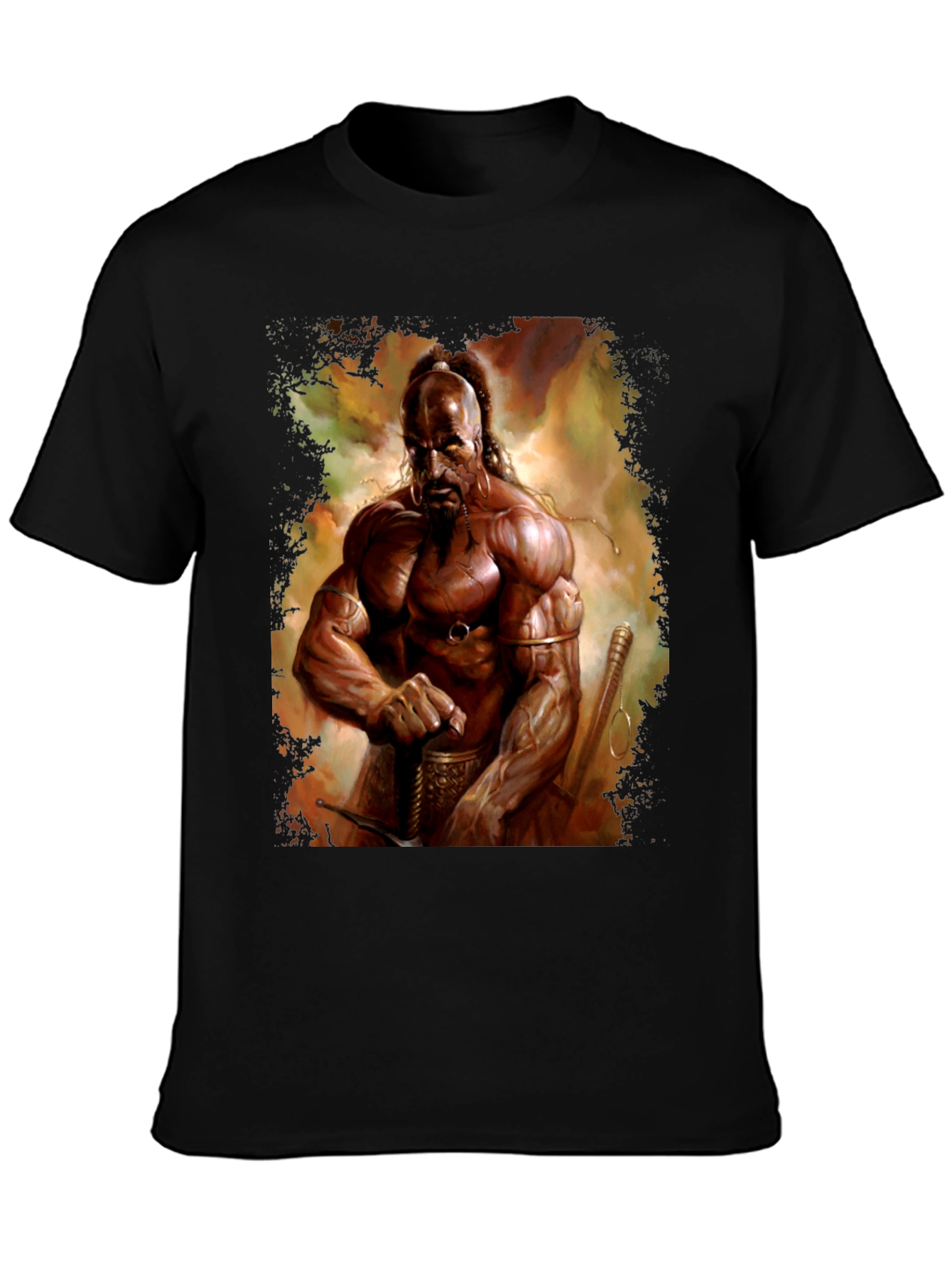 Warrior Graphic Print T-Shirt