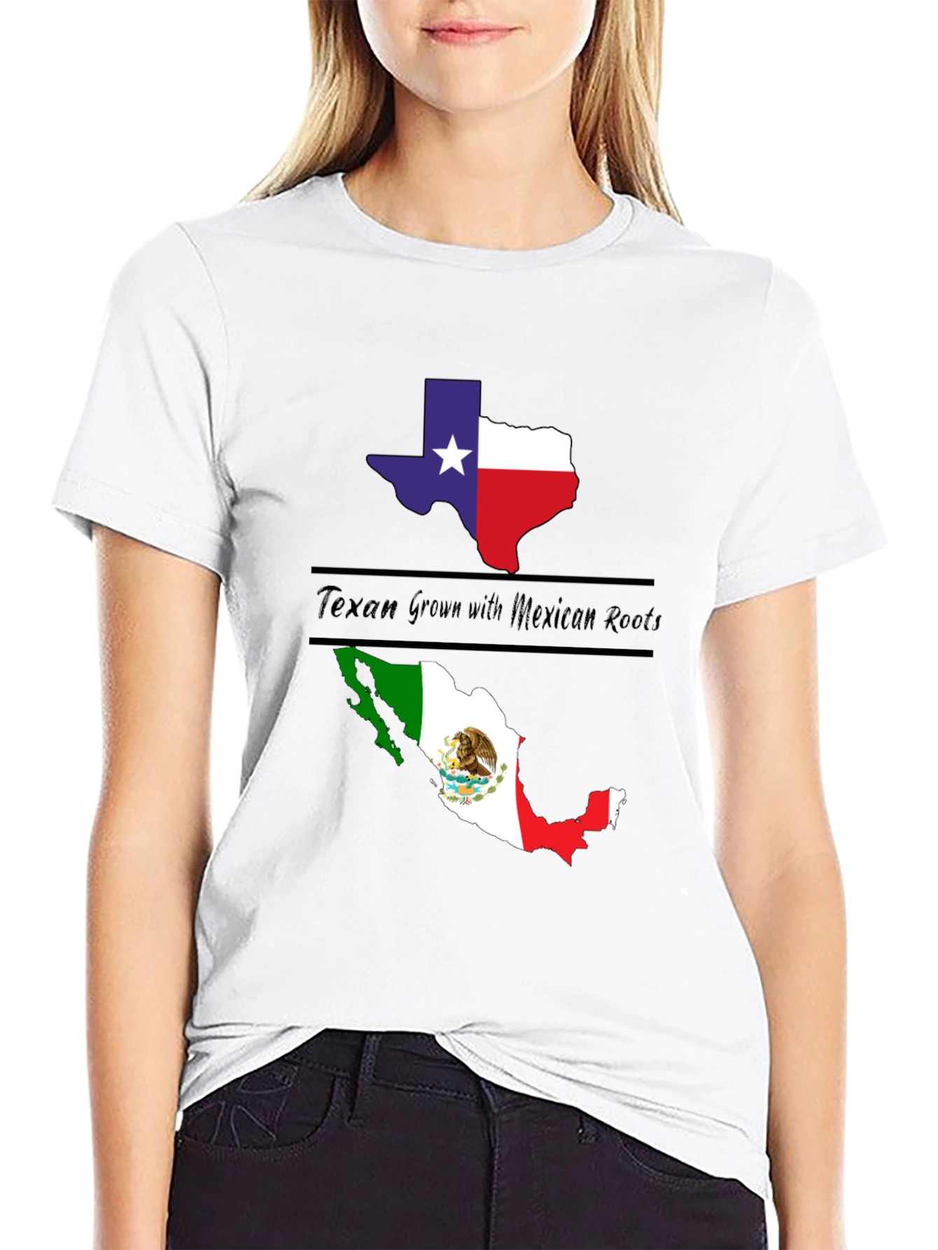 Texan Grown with Mexican Roots Graphic Tee