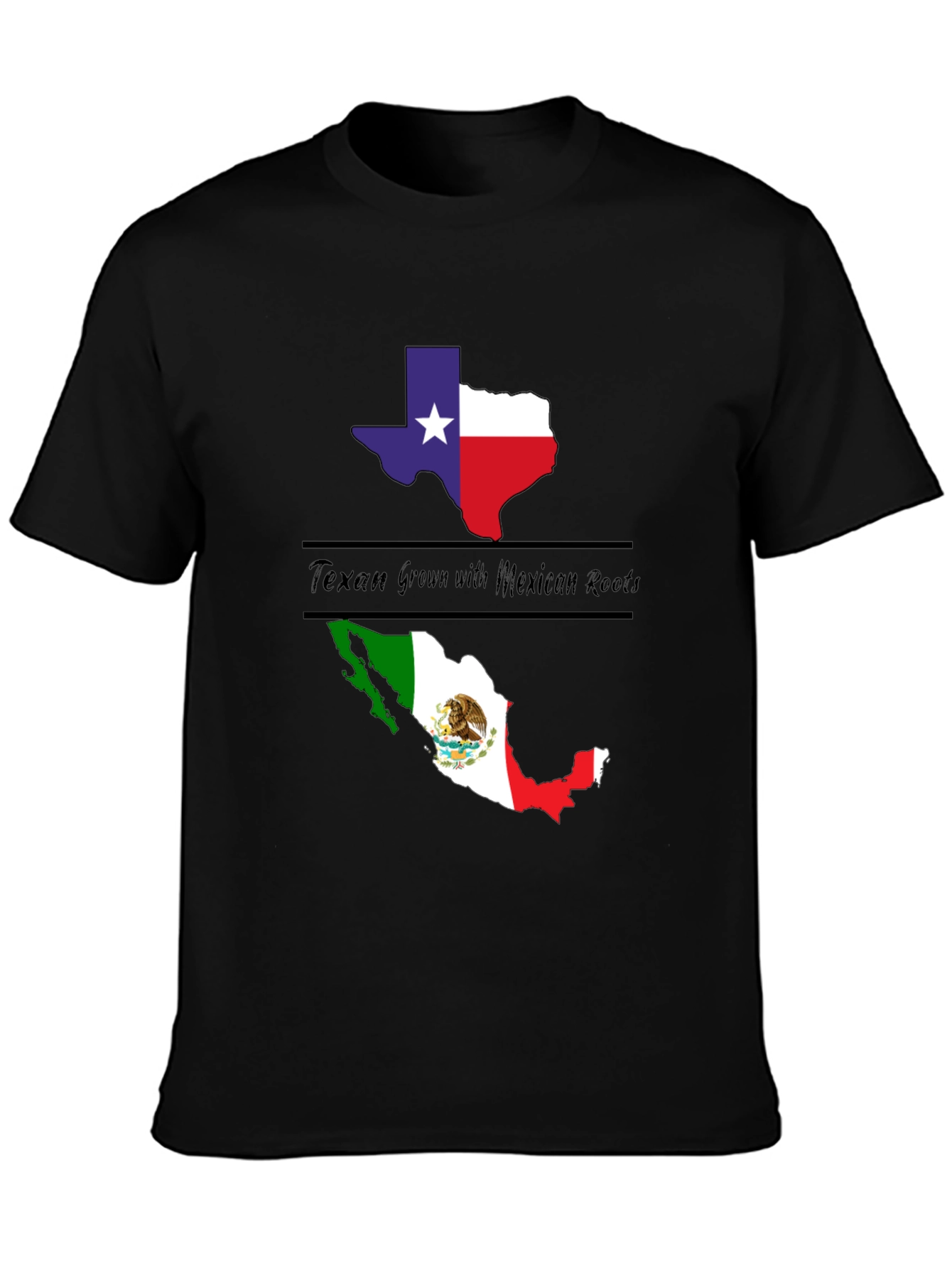 Texan Grown with Mexican Roots Graphic Tee