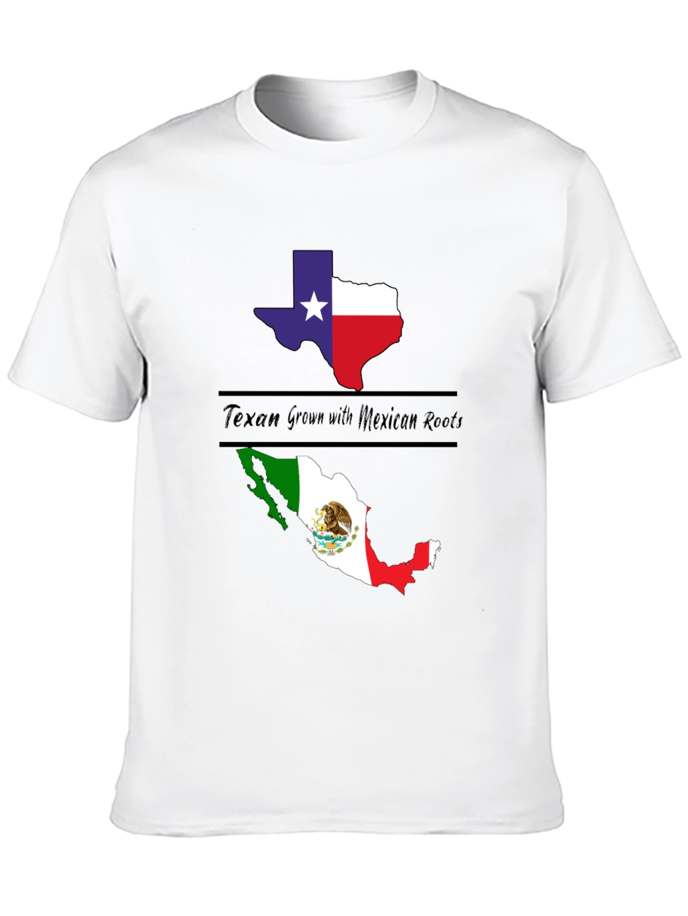Texan Grown with Mexican Roots Graphic Tee