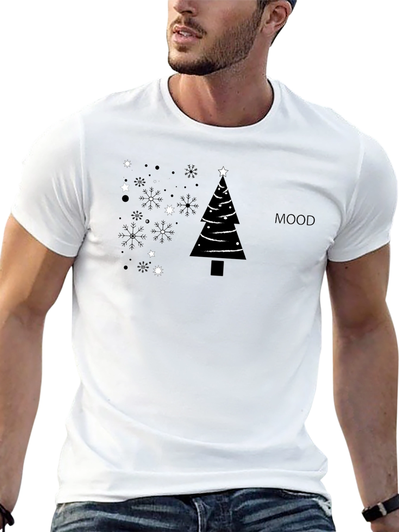 Christmas Tree Mood T-Shirt - Festive Holiday Tee