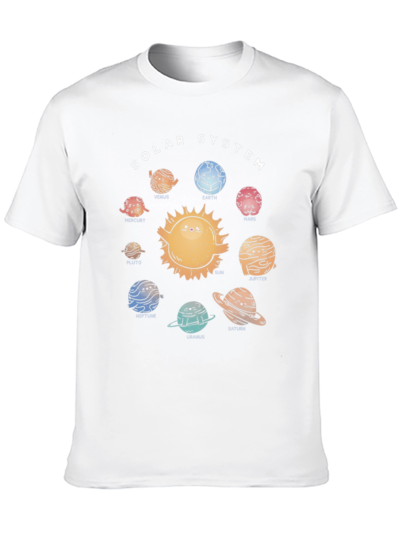 Solar System Planets Graphic T-Shirt
