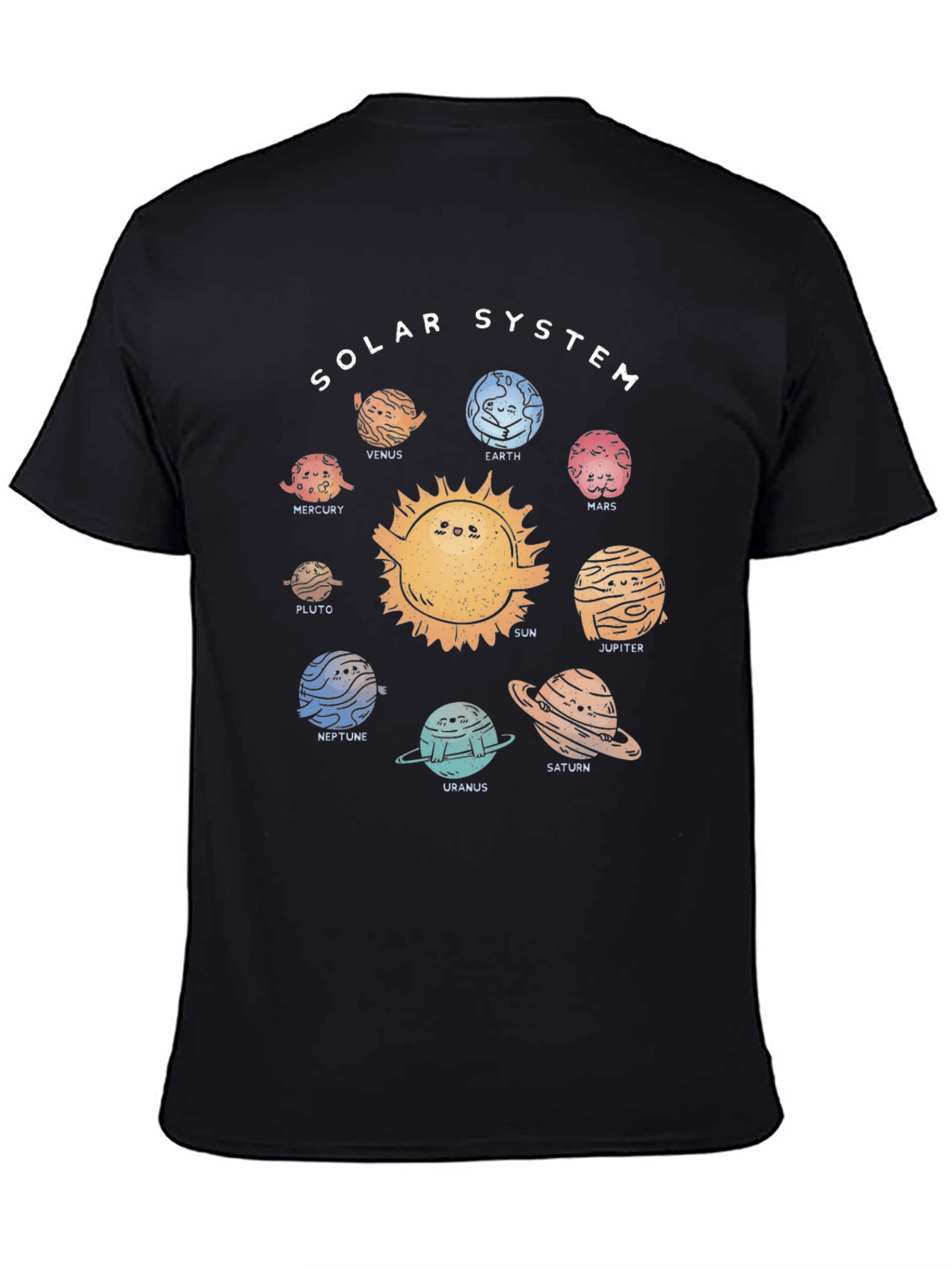 Solar System Planets Graphic T-Shirt