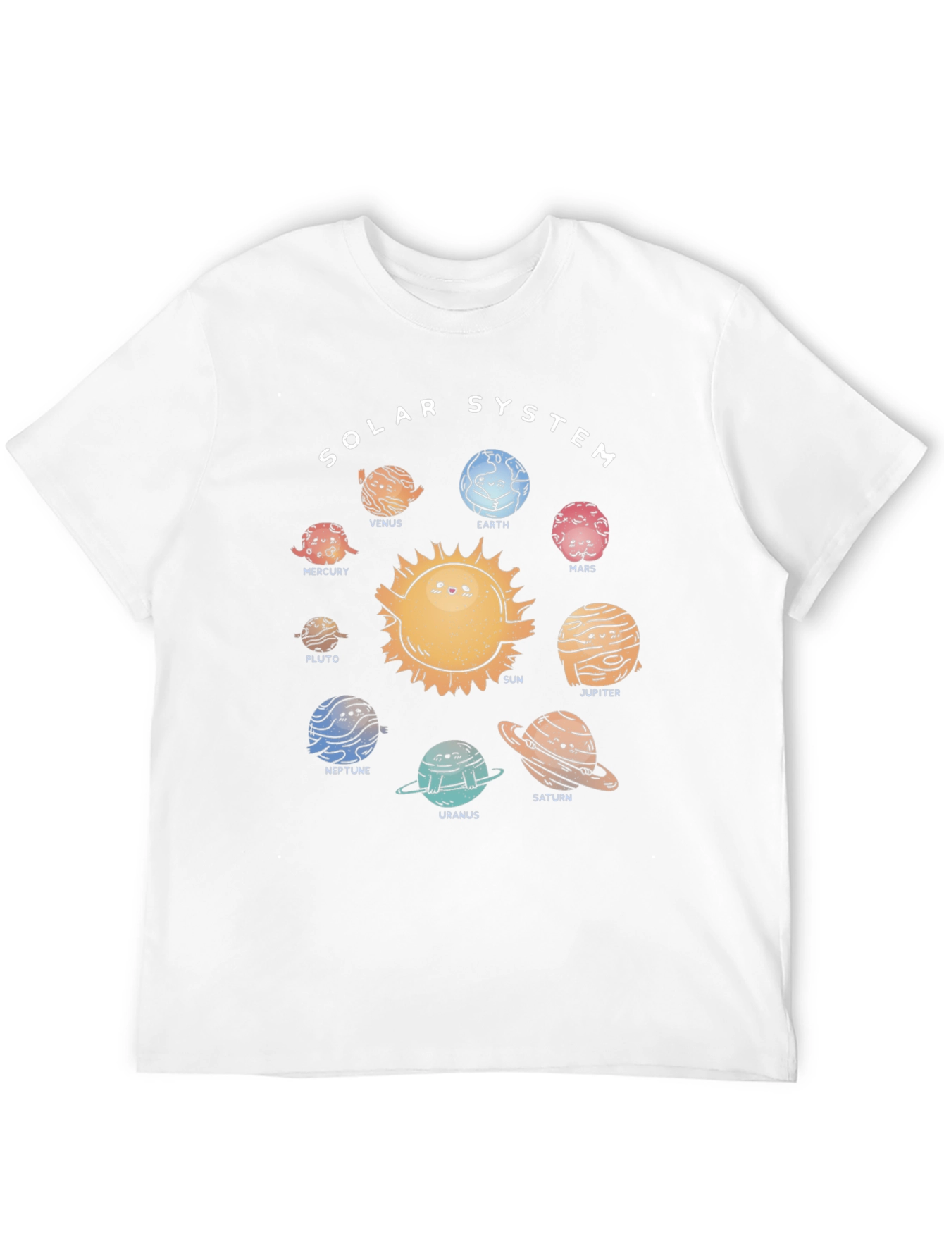 Solar System Planets Graphic T-Shirt