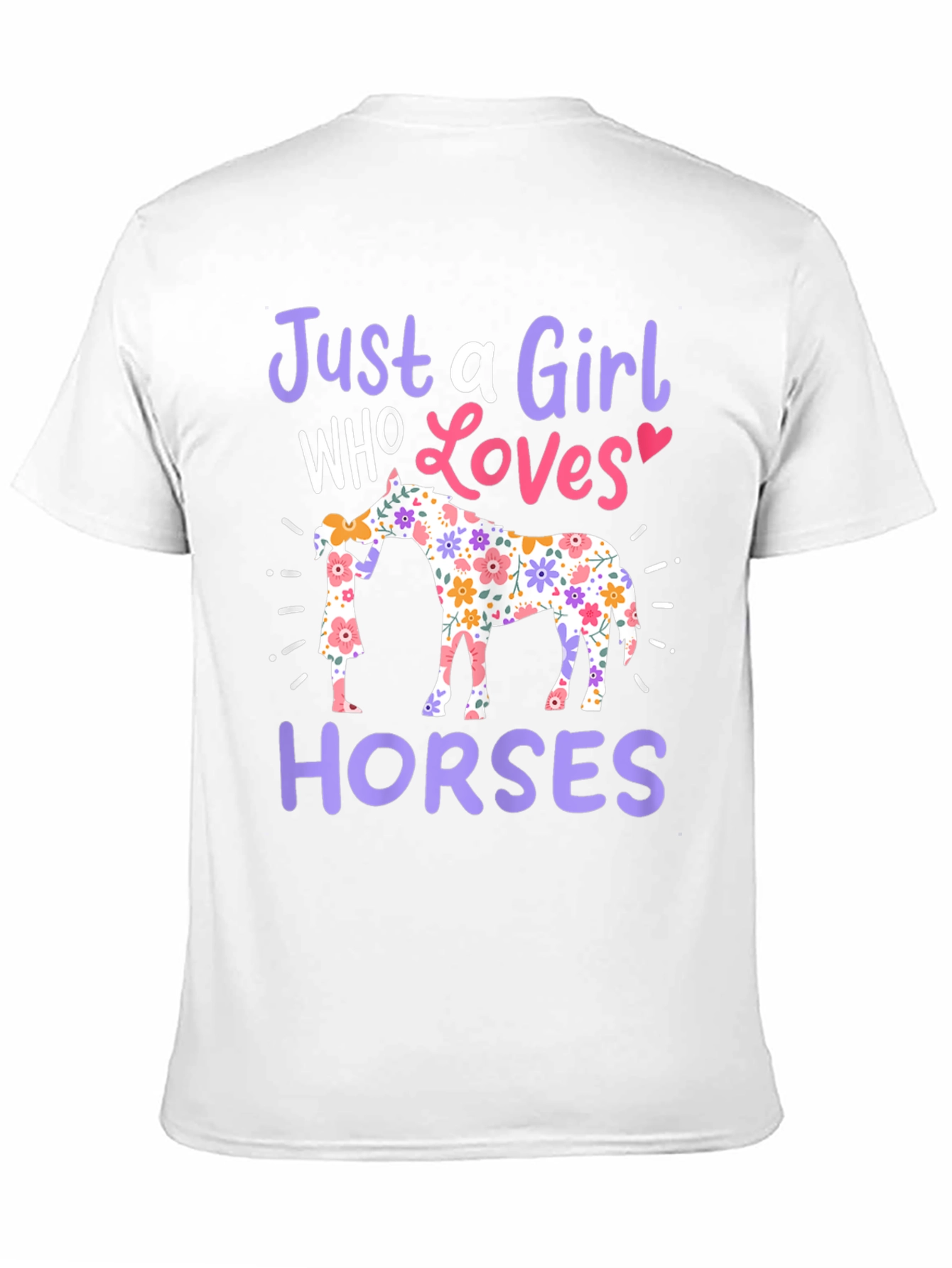 Just a Girl Who Loves Horses T-Shirt
