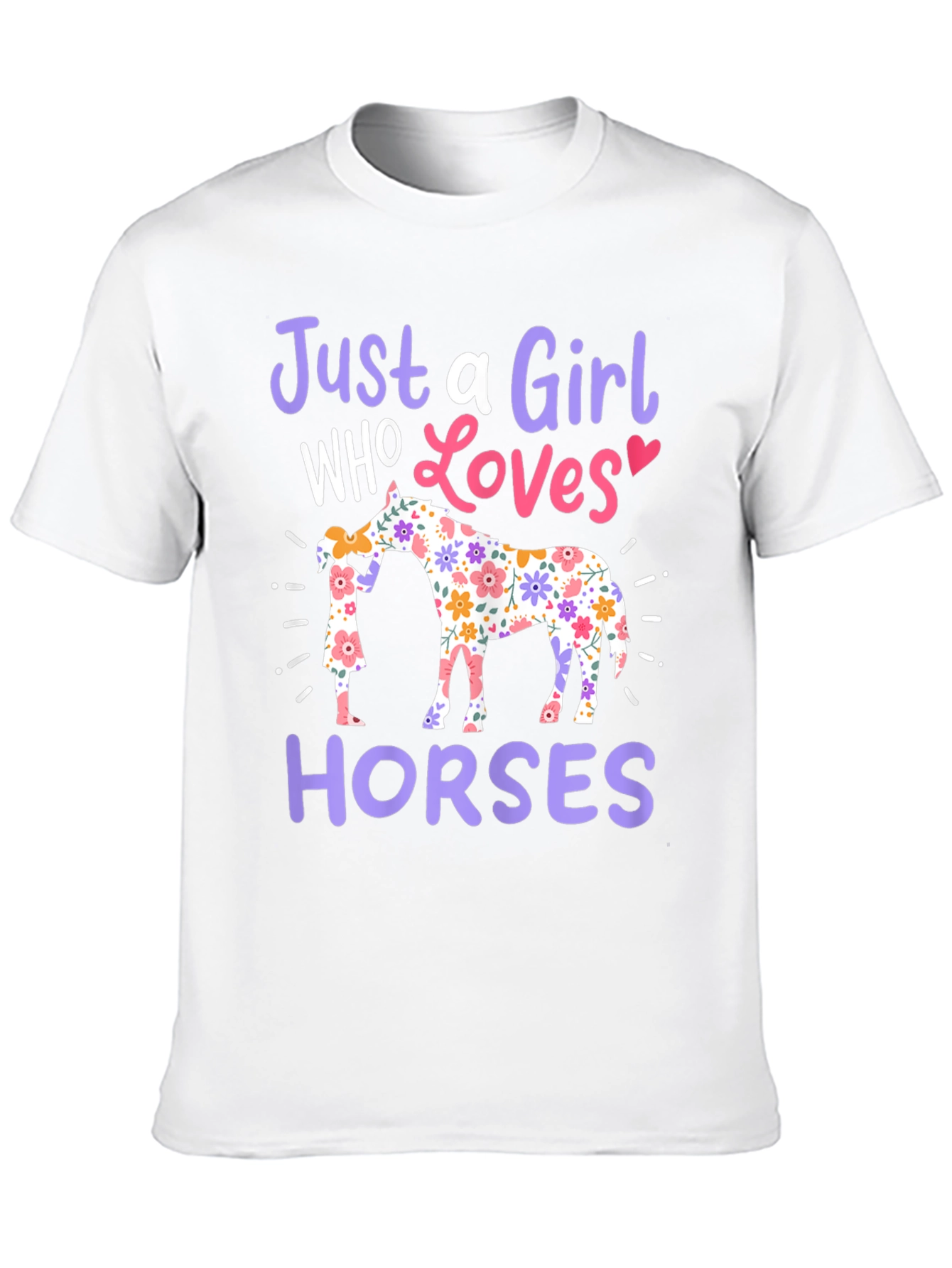 Just a Girl Who Loves Horses T-Shirt