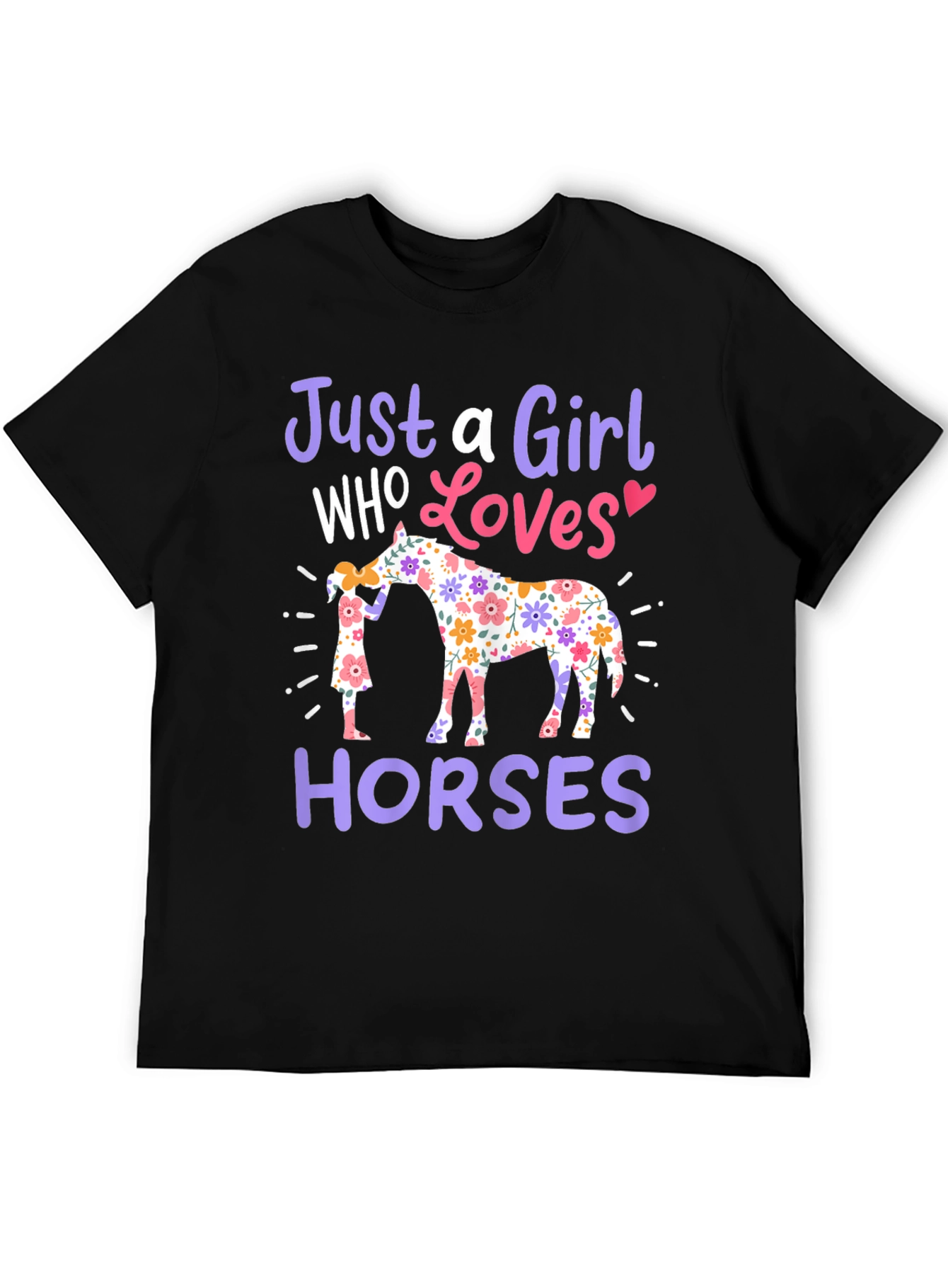 Just a Girl Who Loves Horses T-Shirt