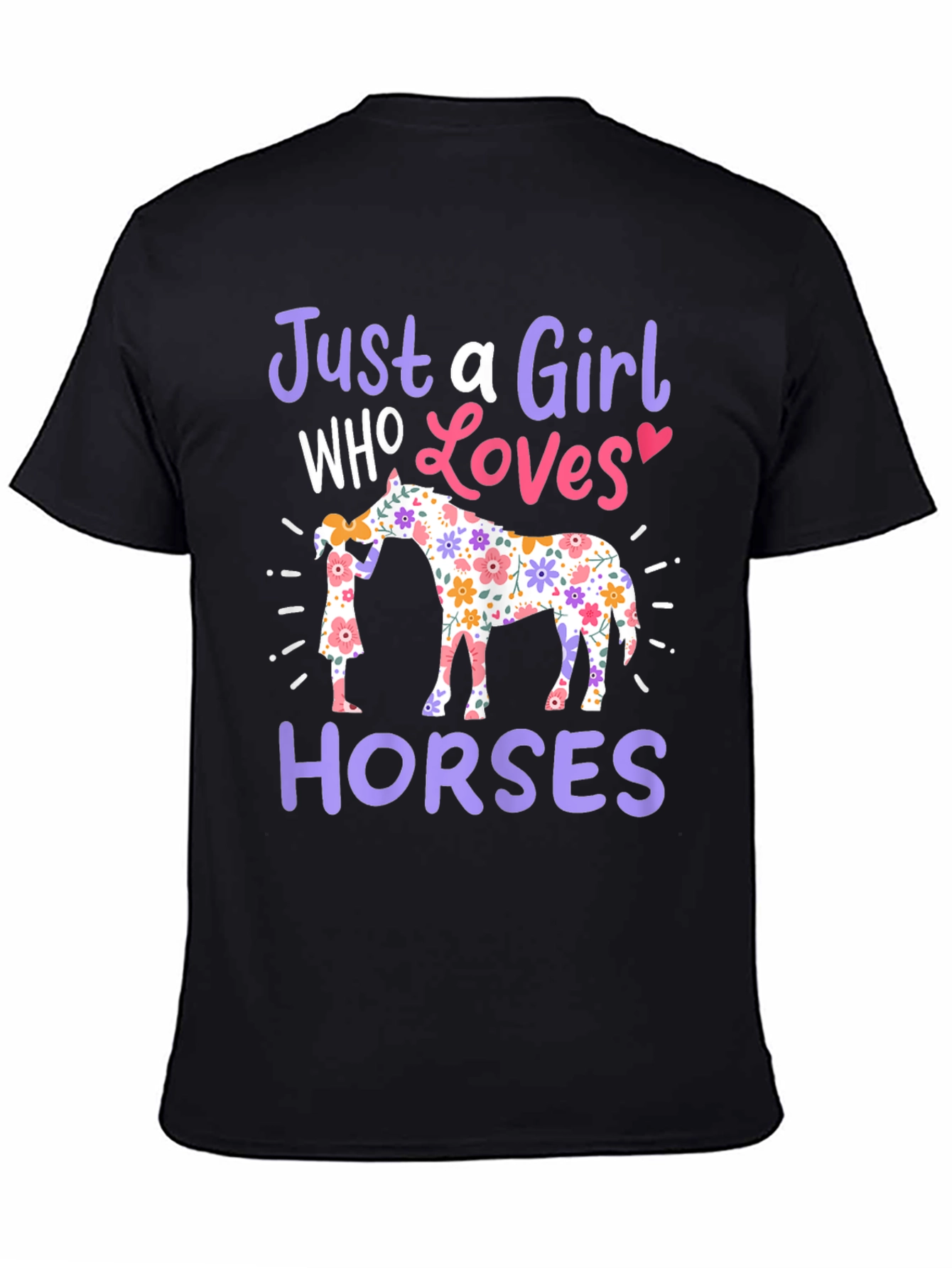 Just a Girl Who Loves Horses T-Shirt