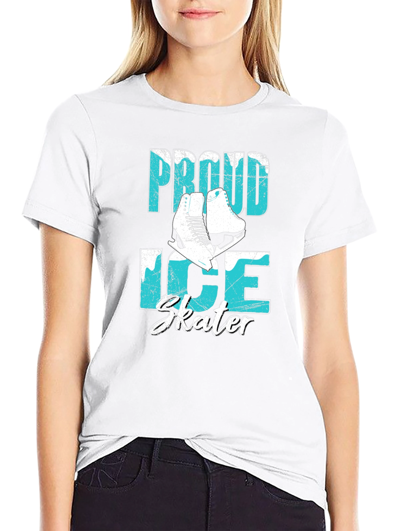 Proud Ice Skater Graphic T-Shirt