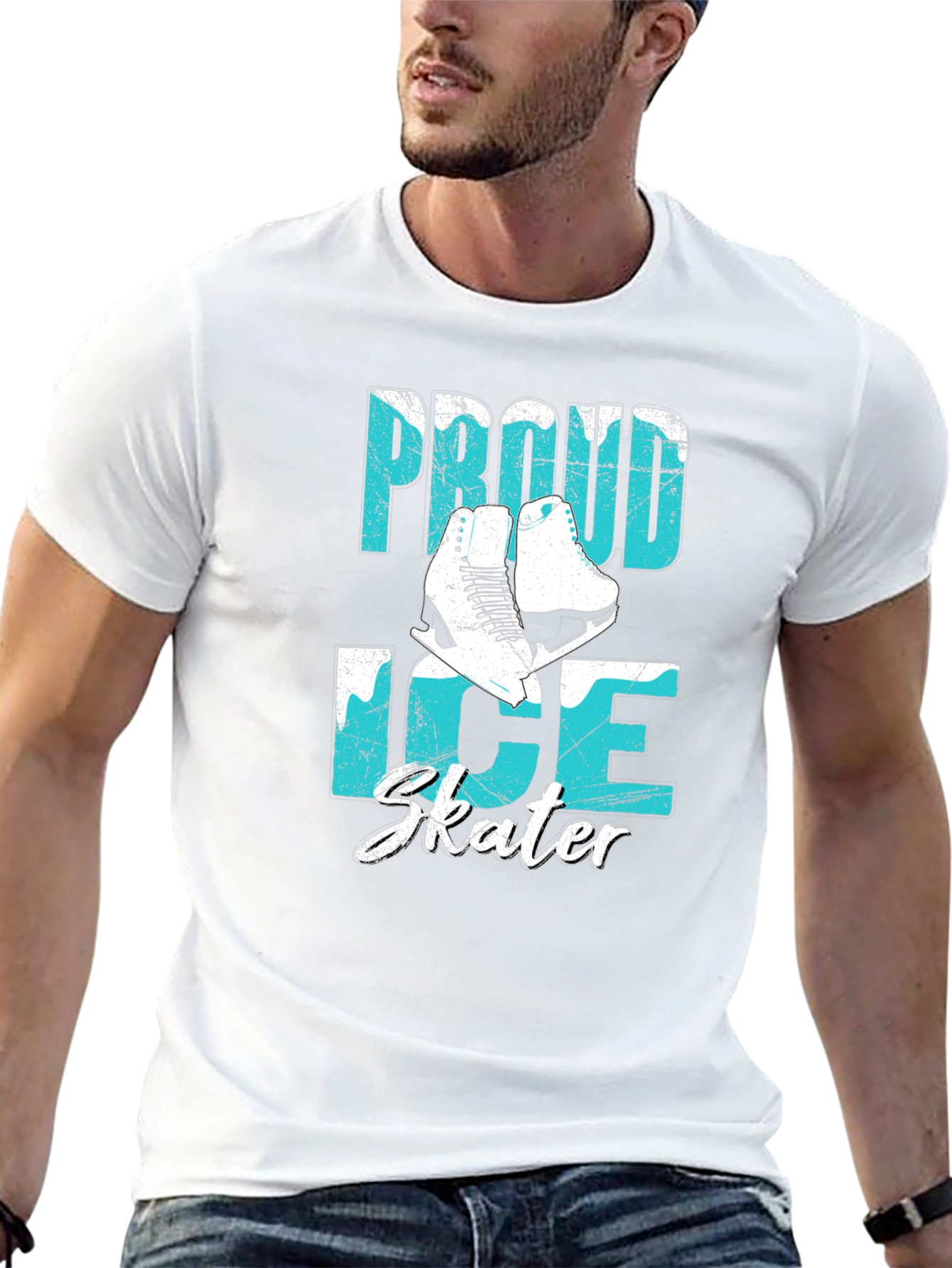 Proud Ice Skater Graphic T-Shirt