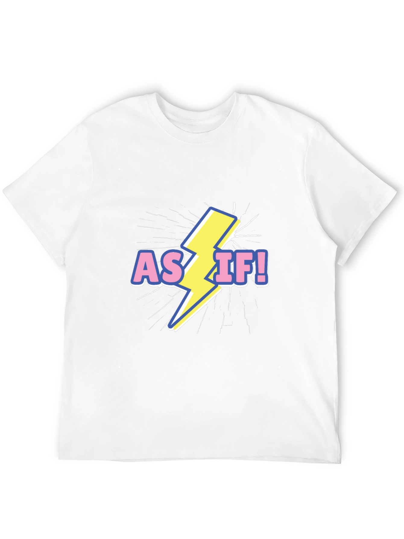 As If! Graphic T-Shirt - Black