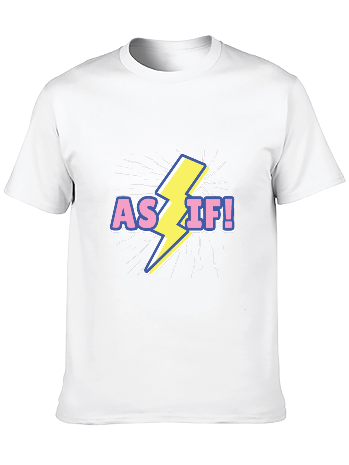 As If! Graphic T-Shirt - Black