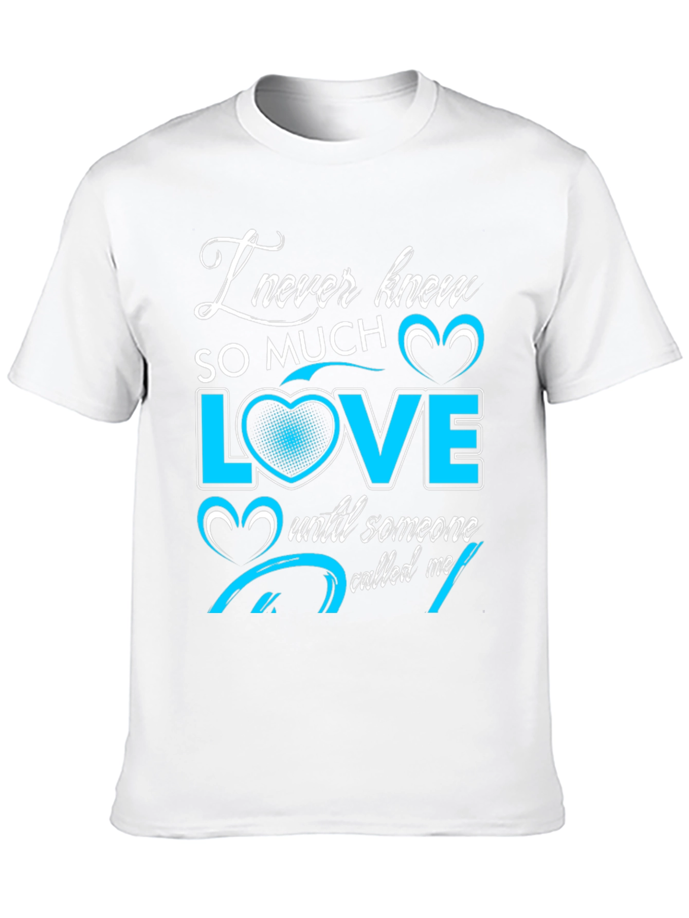 I Never Knew Love Black Graphic Tee