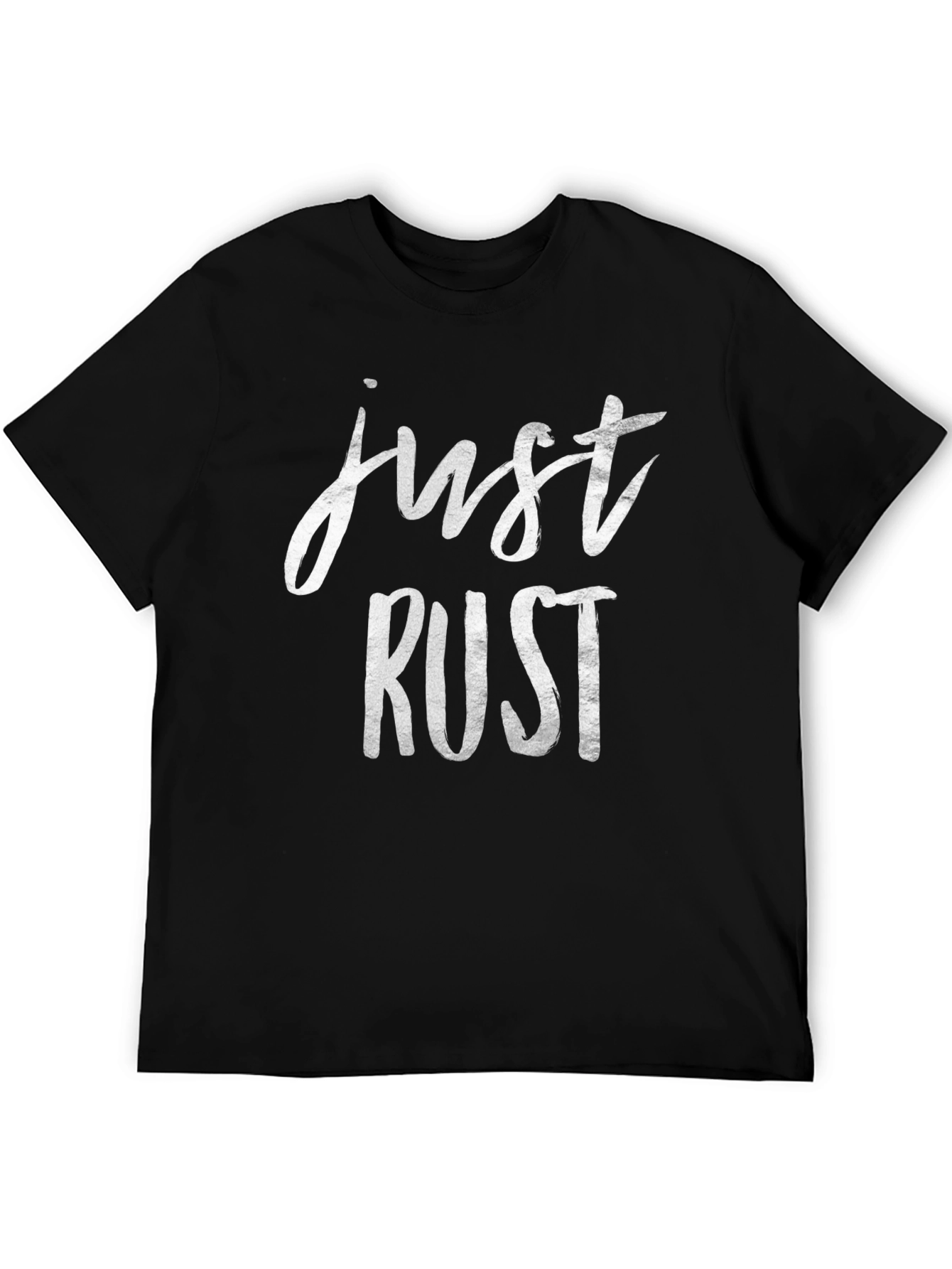 Just Rust Black T-Shirt