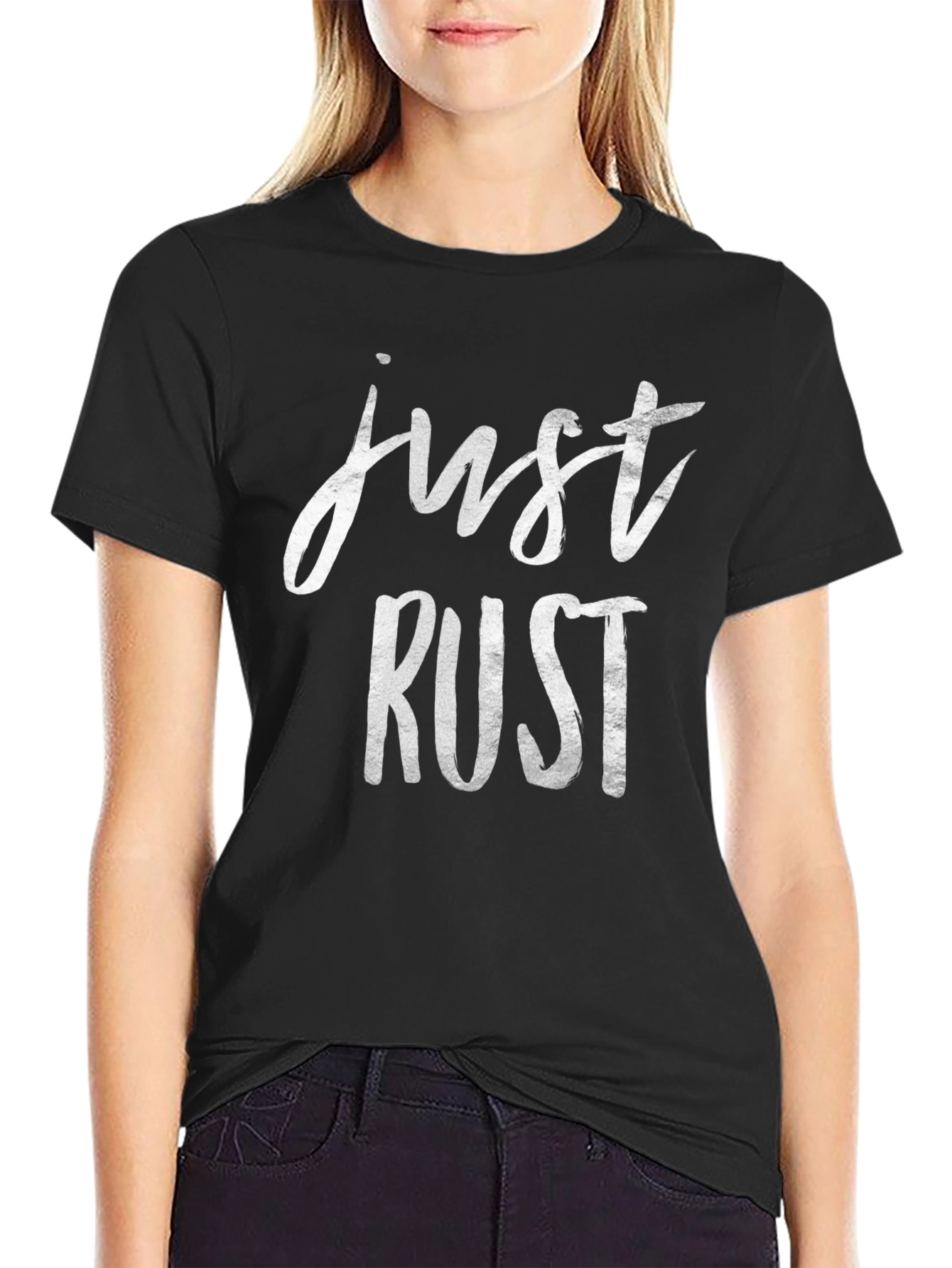Just Rust Black T-Shirt