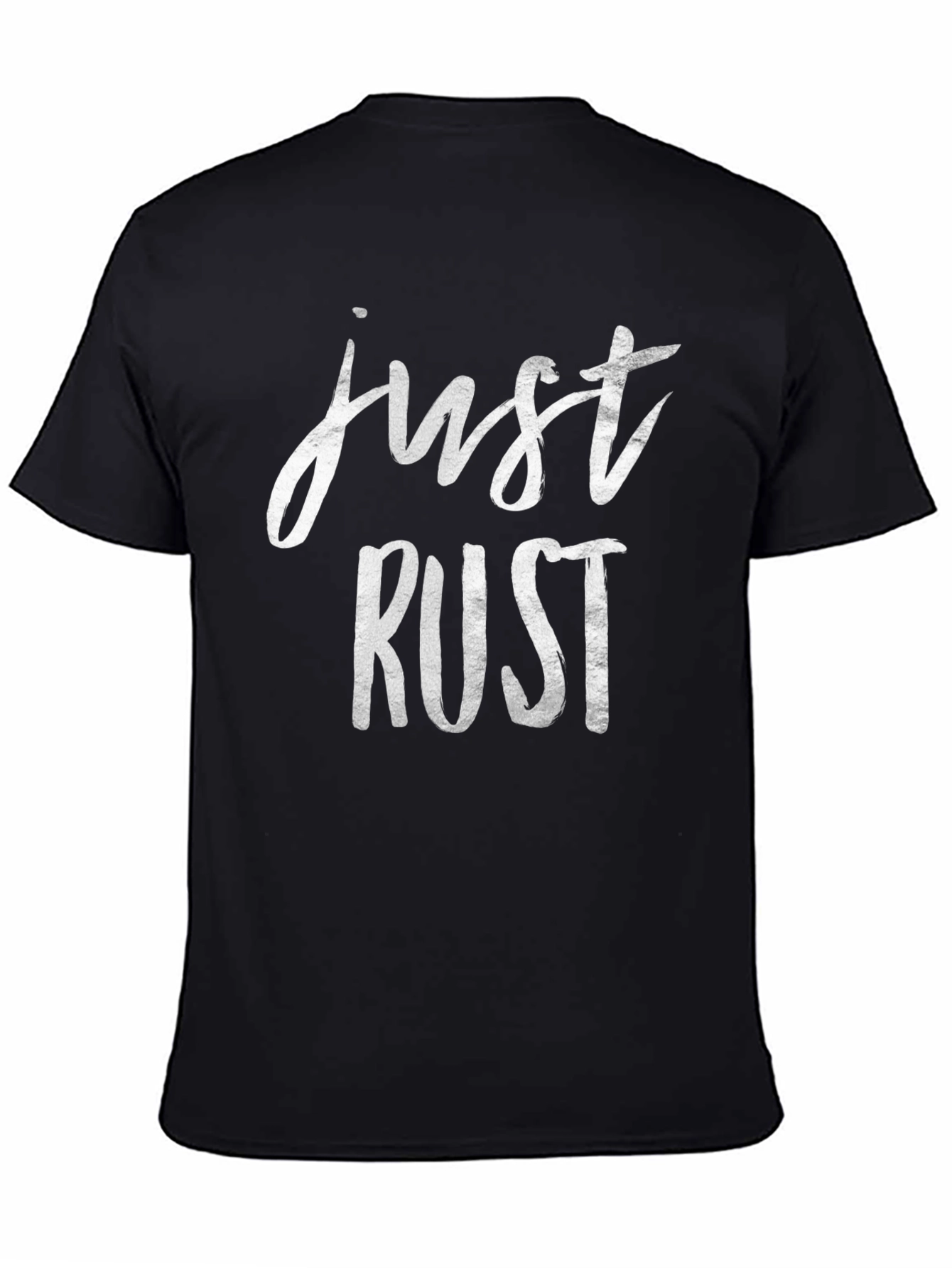 Just Rust Black T-Shirt