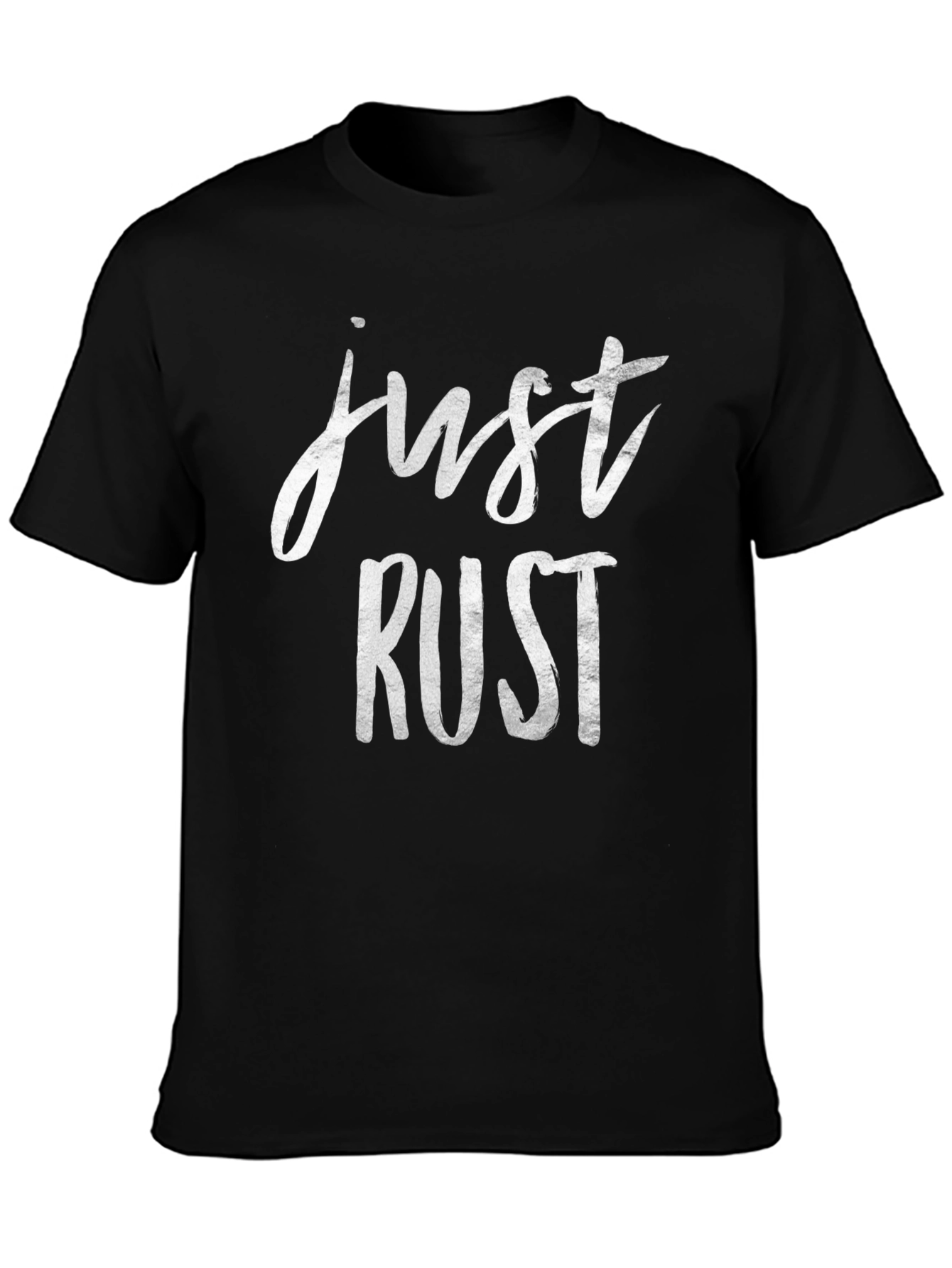 Just Rust Black T-Shirt