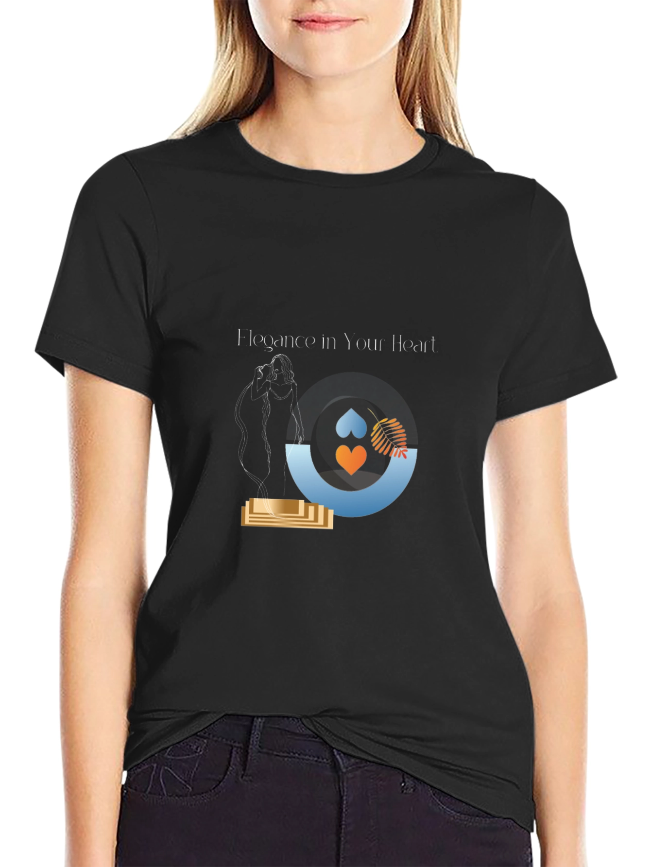 Elegance in Your Heart Graphic Tee