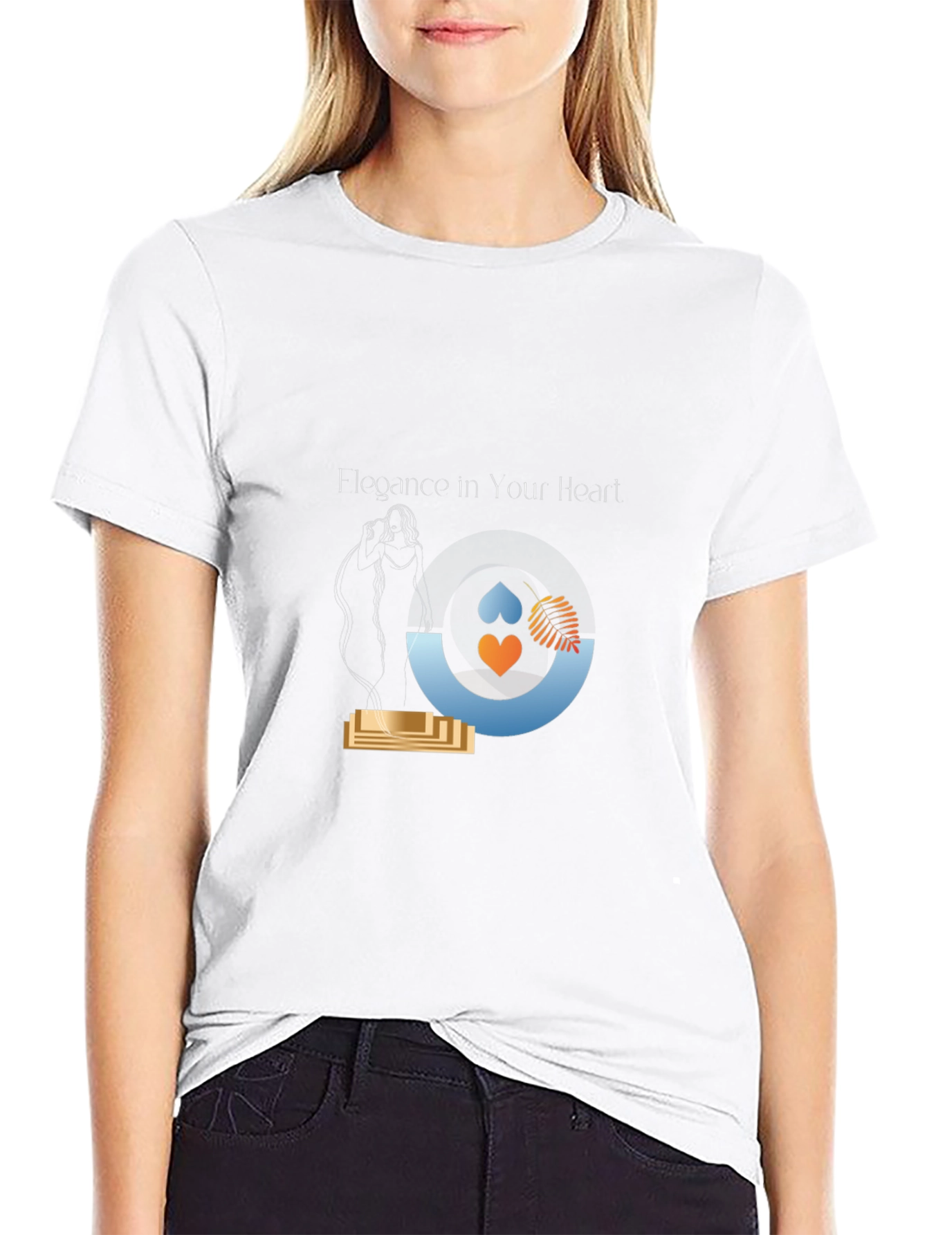 Elegance in Your Heart Graphic Tee