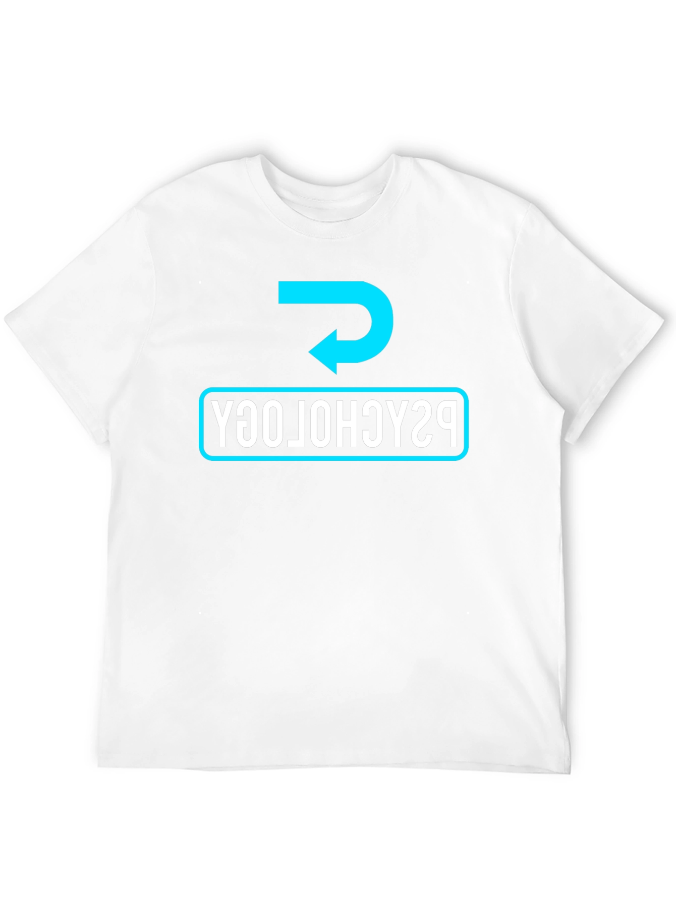 Psychology Backwards T-Shirt - Mens Black Tee