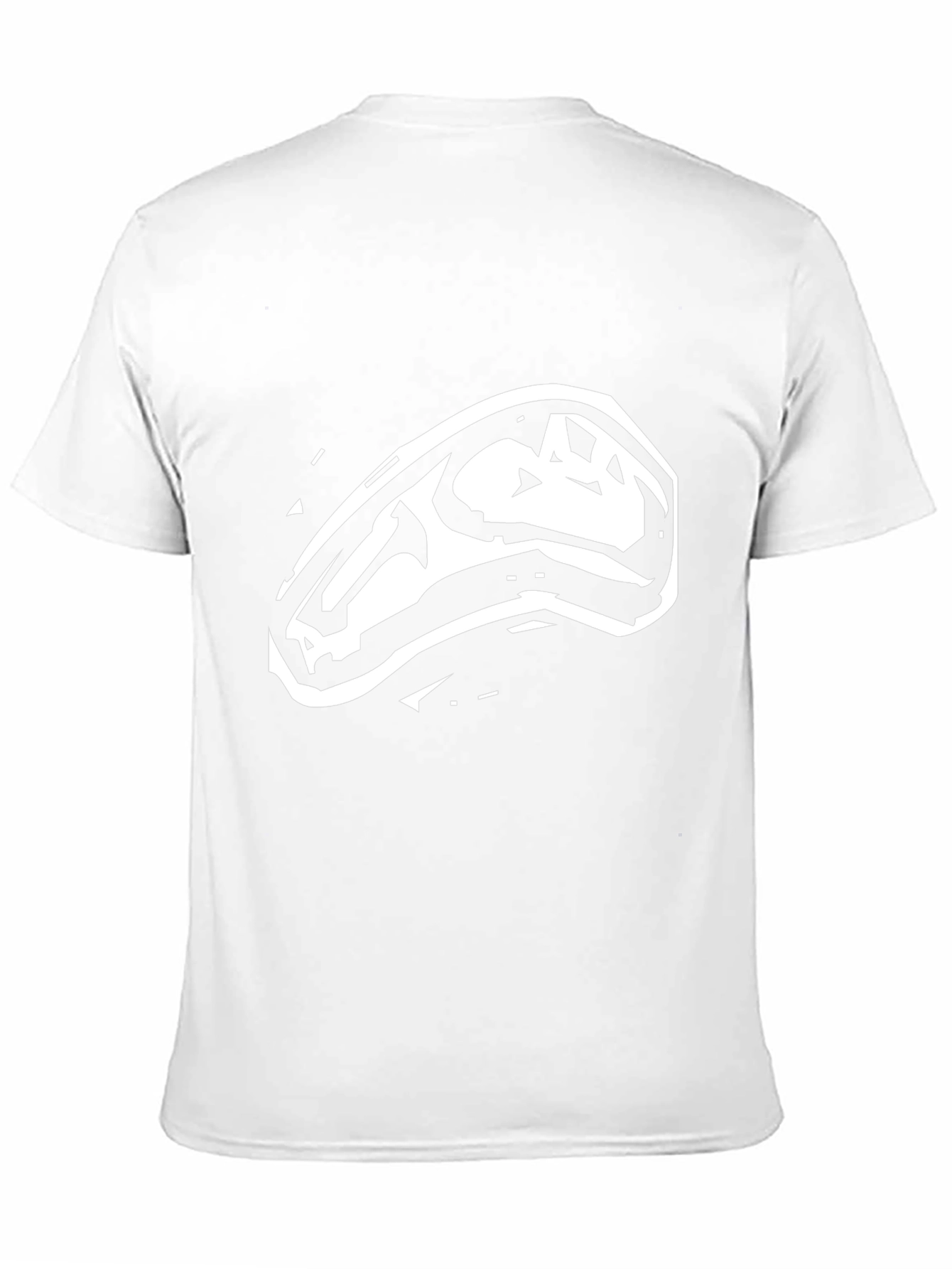 Dinosaur Skull Graphic Tee - Mens Black T-Shirt