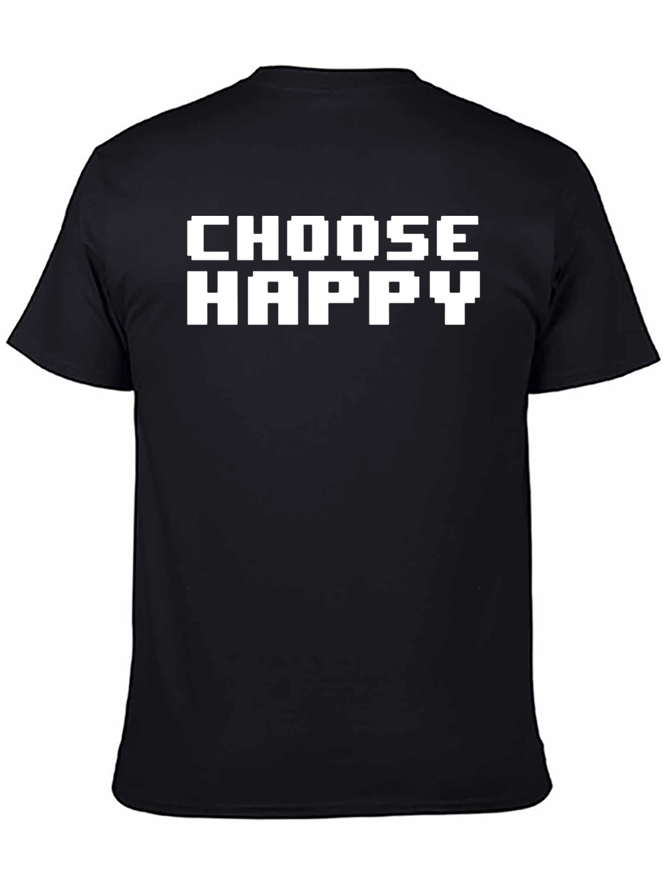 Choose Happy Graphic Tee - Soft Cotton Blend