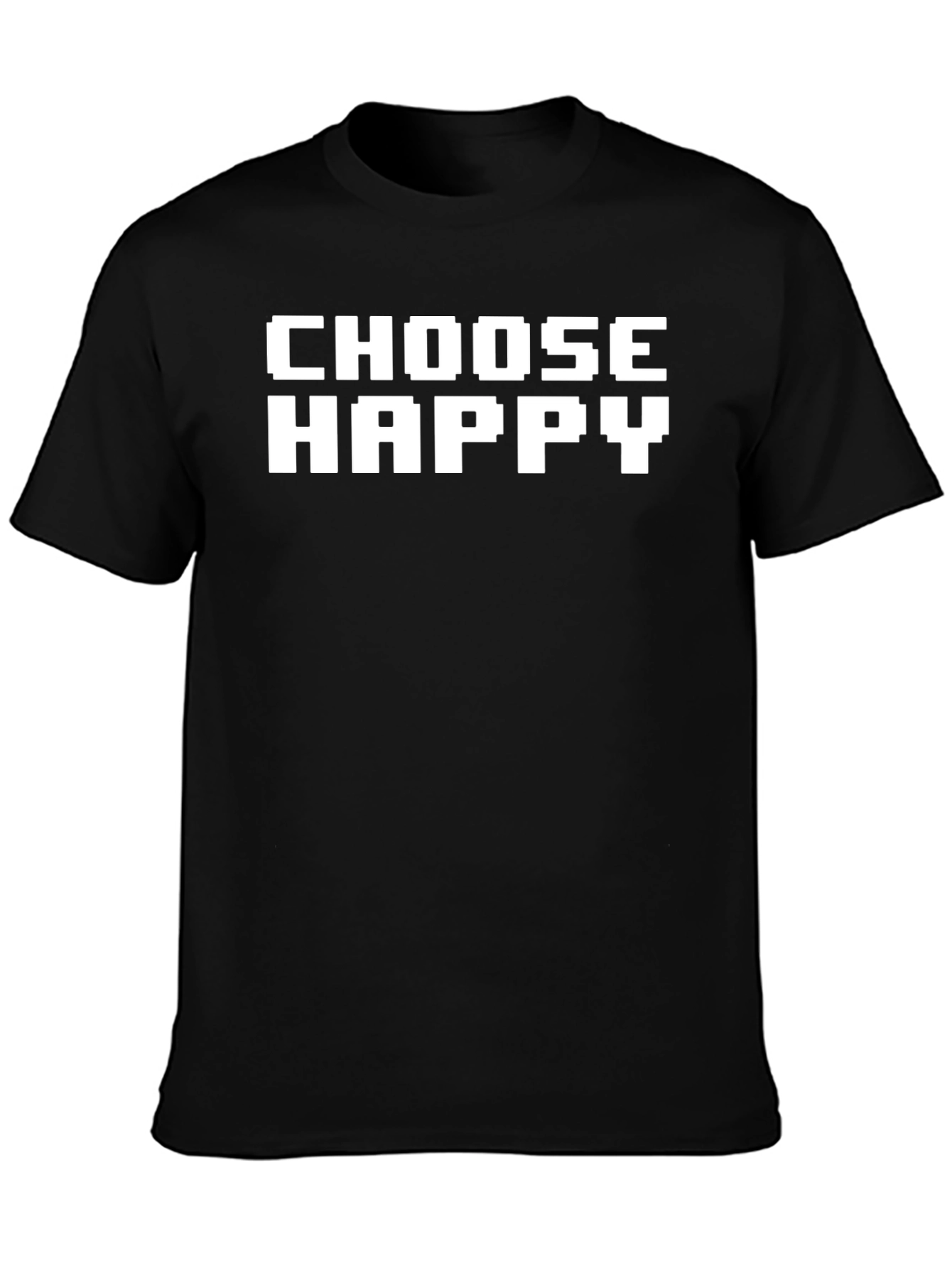 Choose Happy Graphic Tee - Soft Cotton Blend