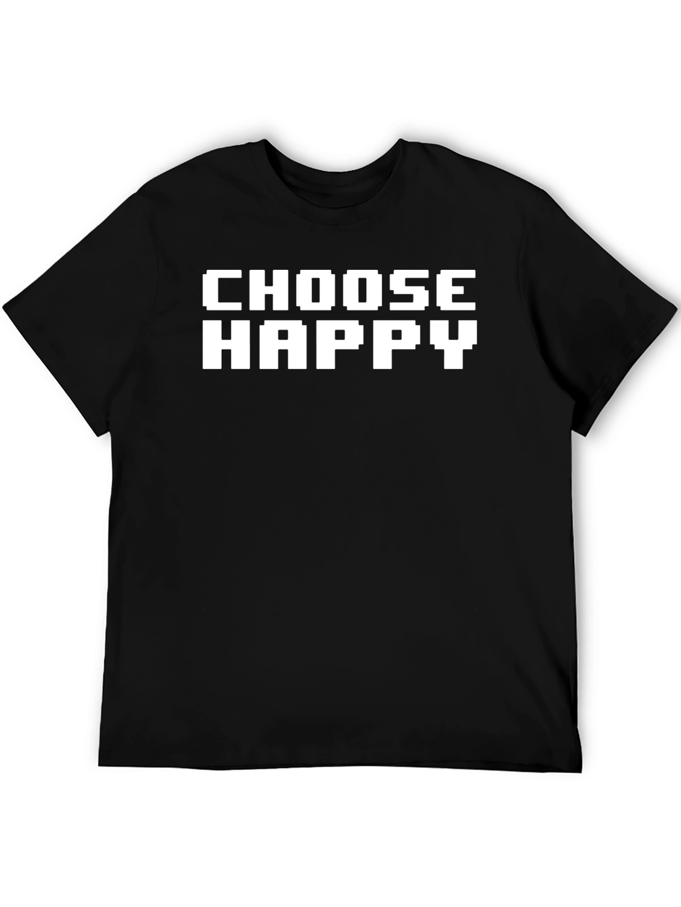 Choose Happy Graphic Tee - Soft Cotton Blend