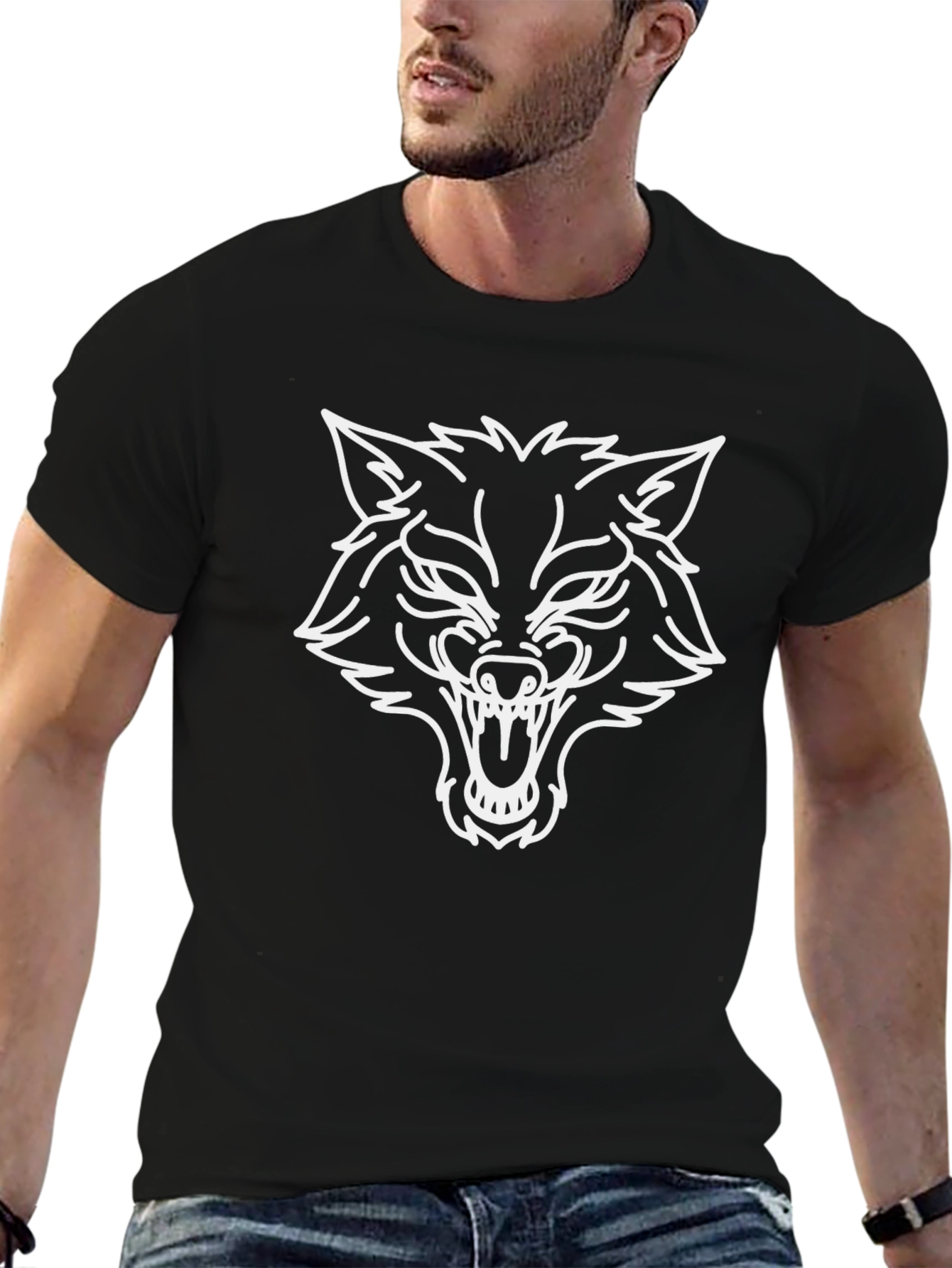 Wolf Graphic Tee - Fierce Style